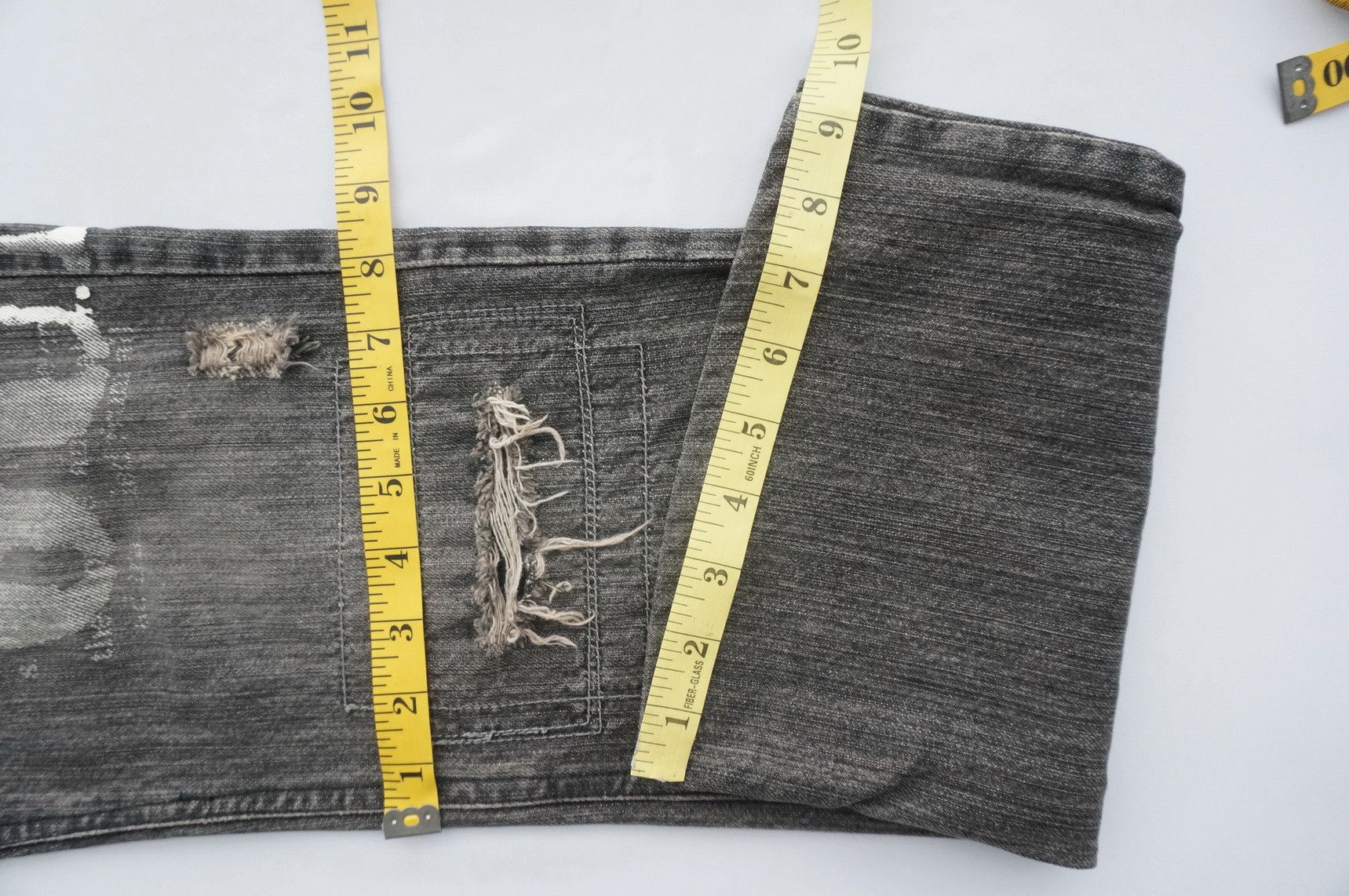 Japanese Brand VTG EDGE RUPERT Riot Ripped Distressed Faded Black Jeans Size US 32 / EU 48 - 18 Thumbnail
