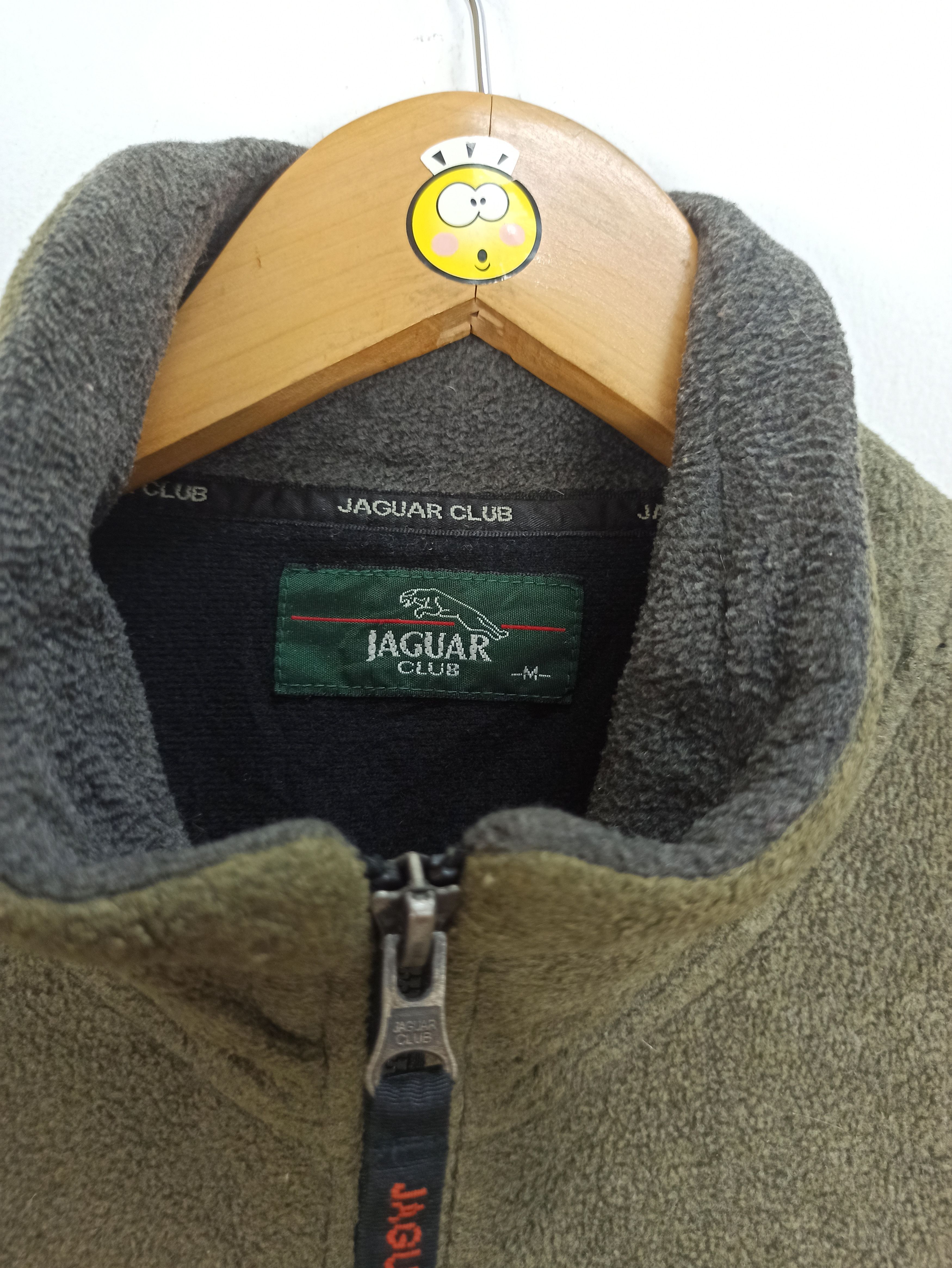 Sports Specialties Vintage Jaguar Club Fleece Jacket Army Green Size US M / EU 48-50 / 2 - 4 Thumbnail