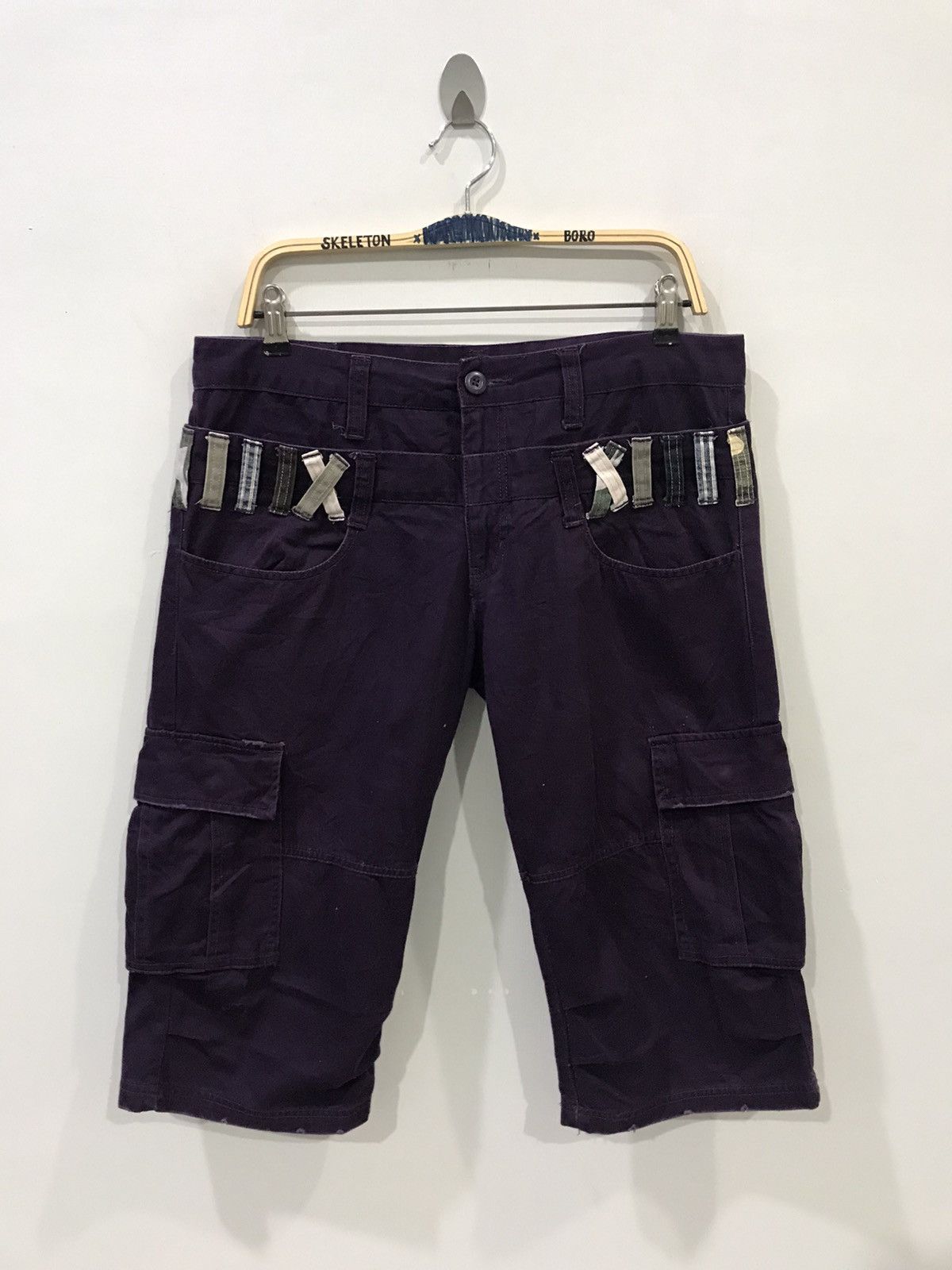 Designer × Japanese Brand × Seditionaries DOMINATE Japan Double Waist Short Cargo Pant Size US 34 / EU 50 - 1 Thumbnail