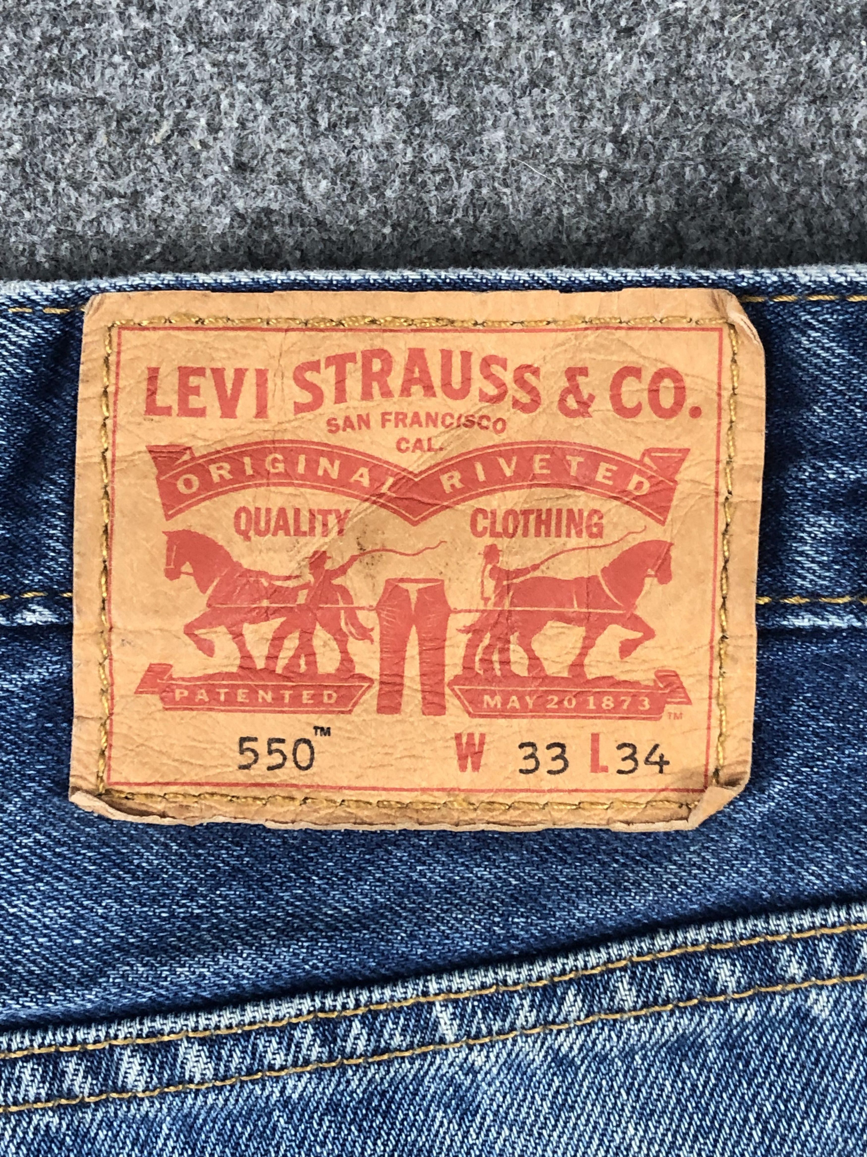 Levi's × Vintage Vintage Levis 550 Faded Blue Jeans DP2216 Size US 34 / EU 50 - 5 Thumbnail