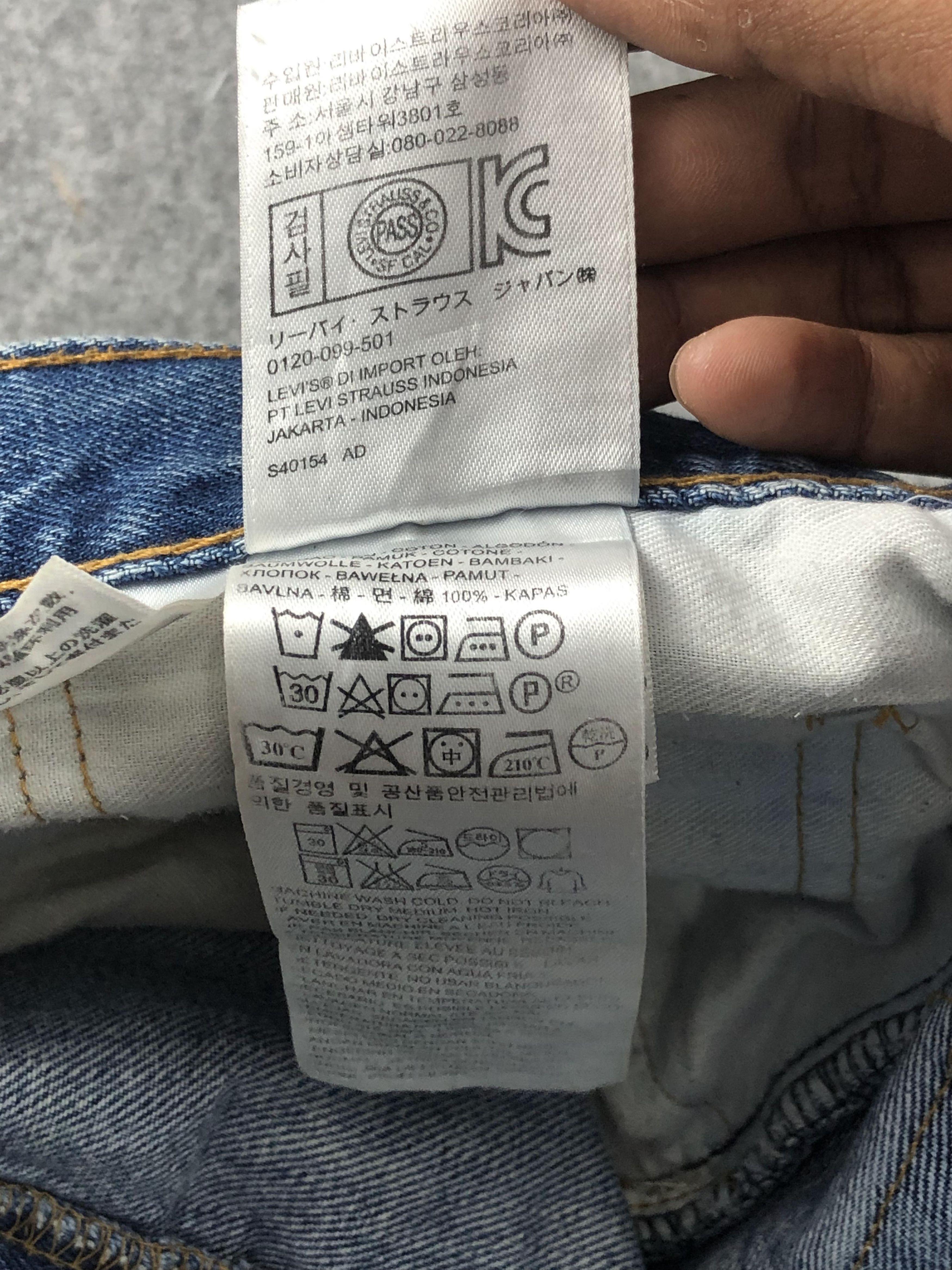 Levi's × Vintage Vintage Levis 550 Faded Blue Jeans DP2216 Size US 34 / EU 50 - 7 Thumbnail