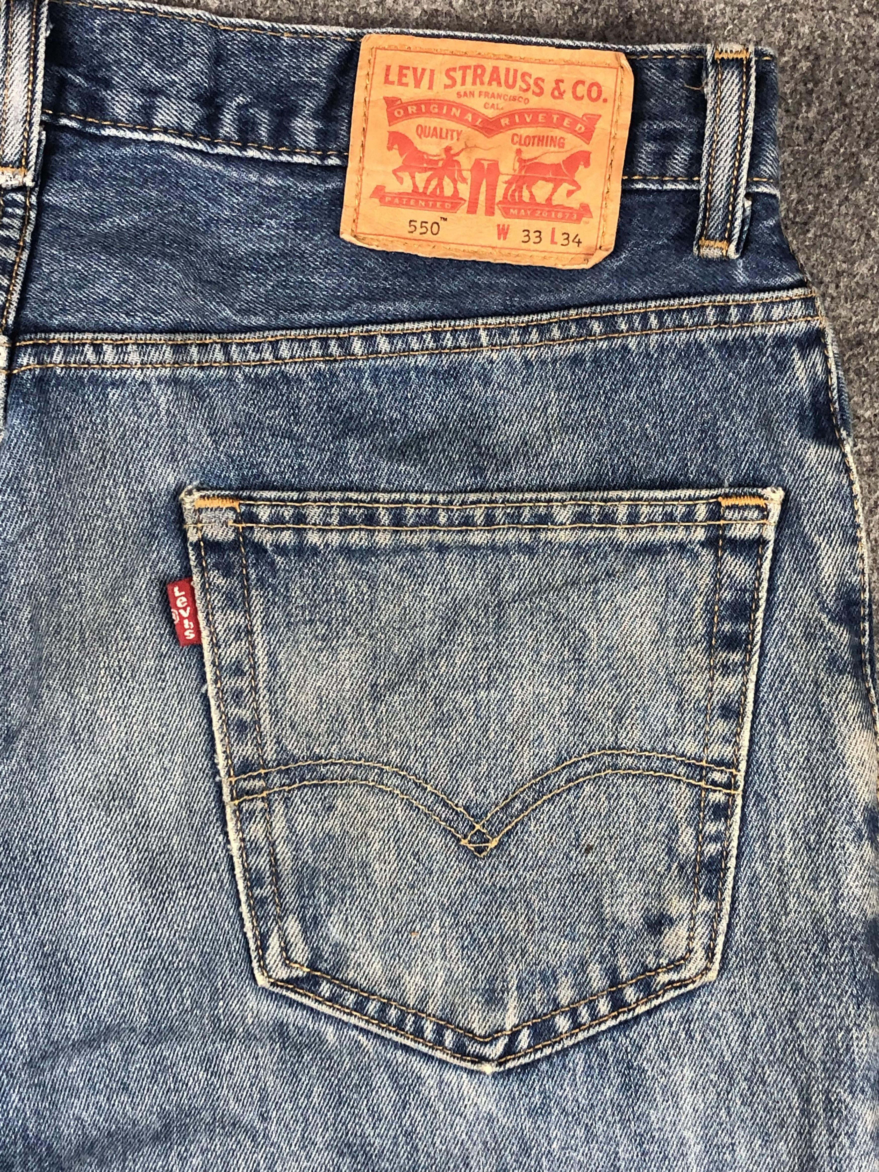 Levi's × Vintage Vintage Levis 550 Faded Blue Jeans DP2216 Size US 34 / EU 50 - 20 Thumbnail