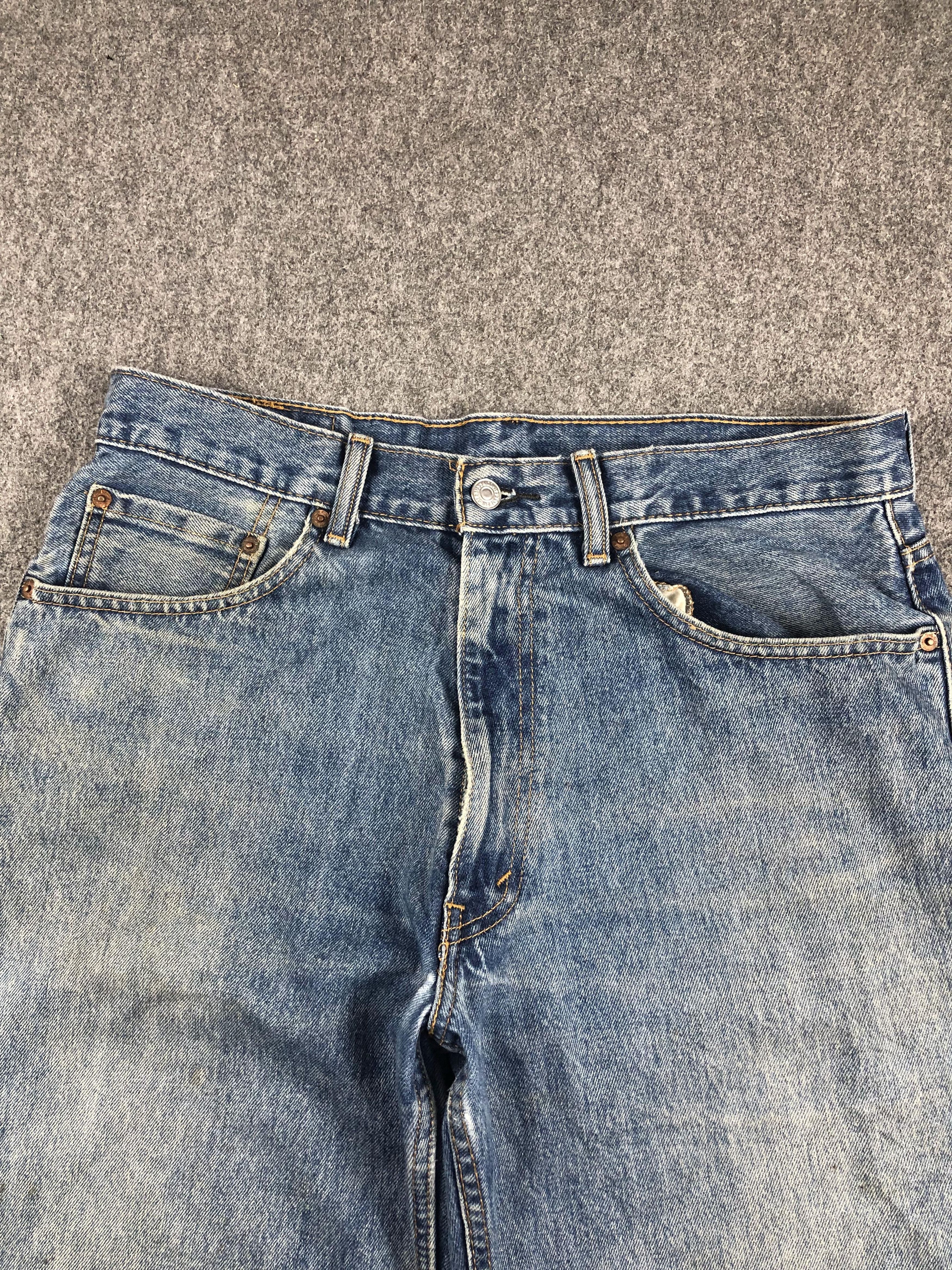 Levi's × Vintage Vintage Levis 550 Faded Blue Jeans DP2216 Size US 34 / EU 50 - 2 Thumbnail