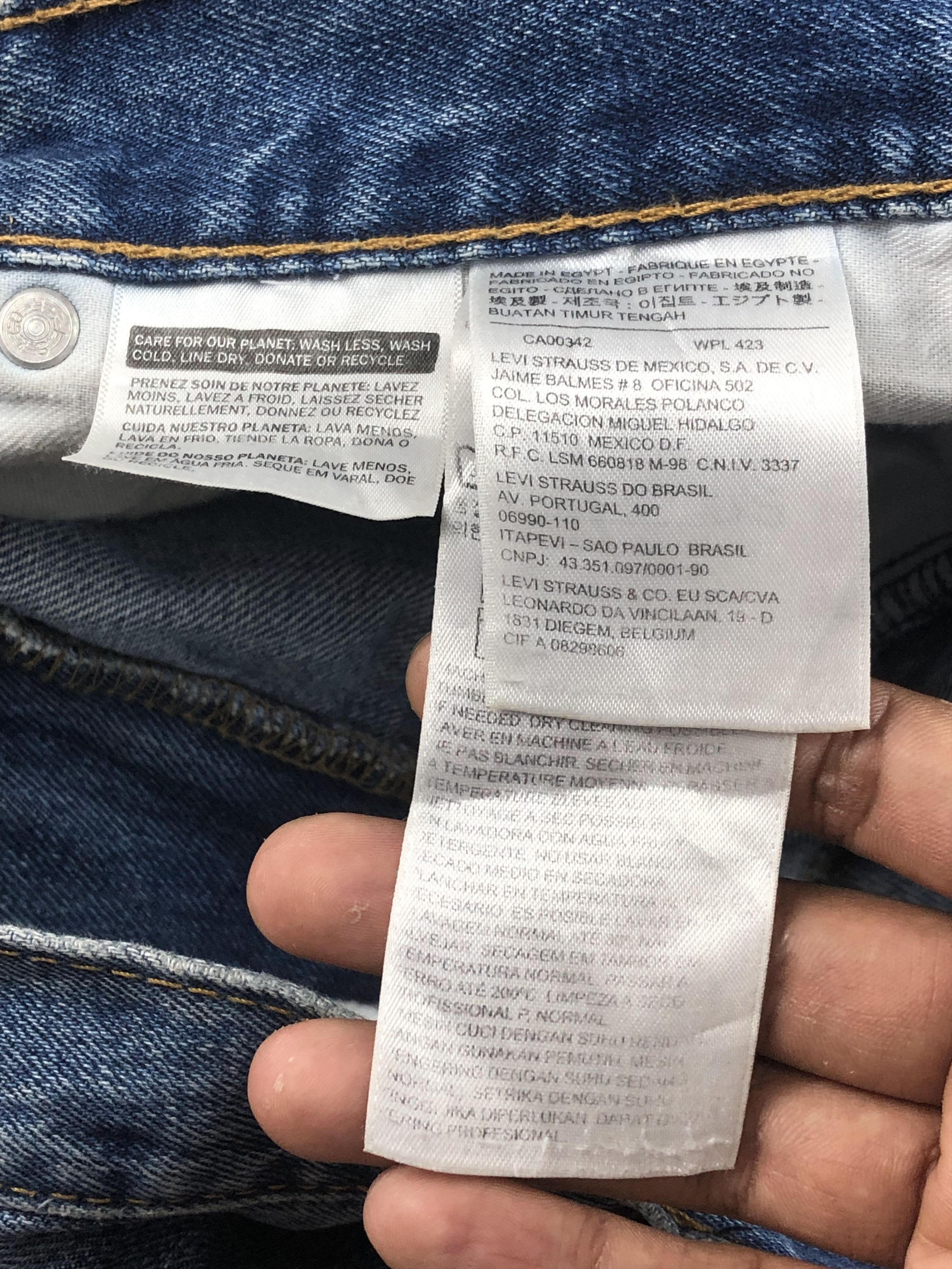 Levi's × Vintage Vintage Levis 550 Faded Blue Jeans DP2216 Size US 34 / EU 50 - 6 Thumbnail