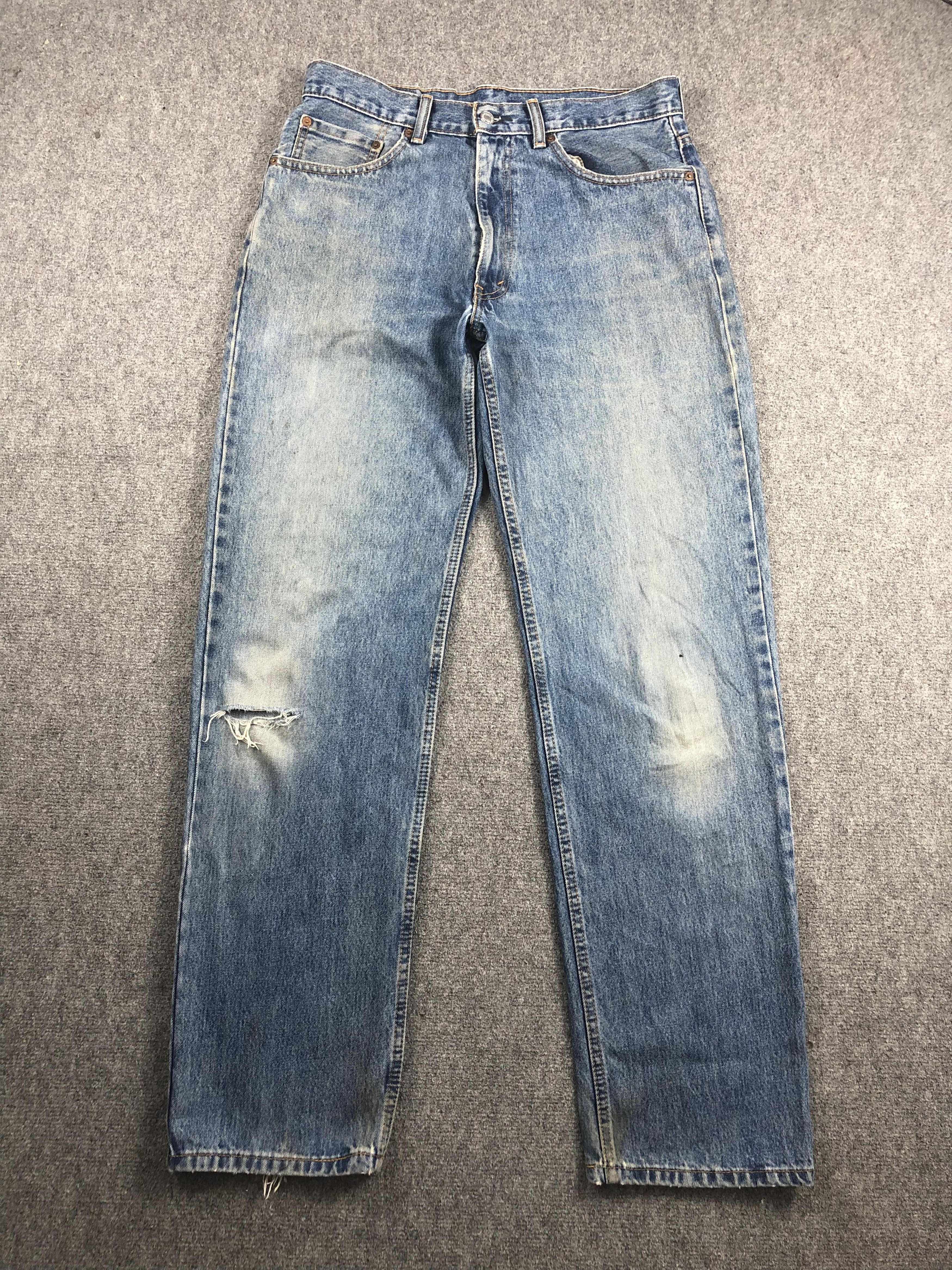 Levi's × Vintage Vintage Levis 550 Faded Blue Jeans DP2216 Size US 34 / EU 50 - 1 Thumbnail