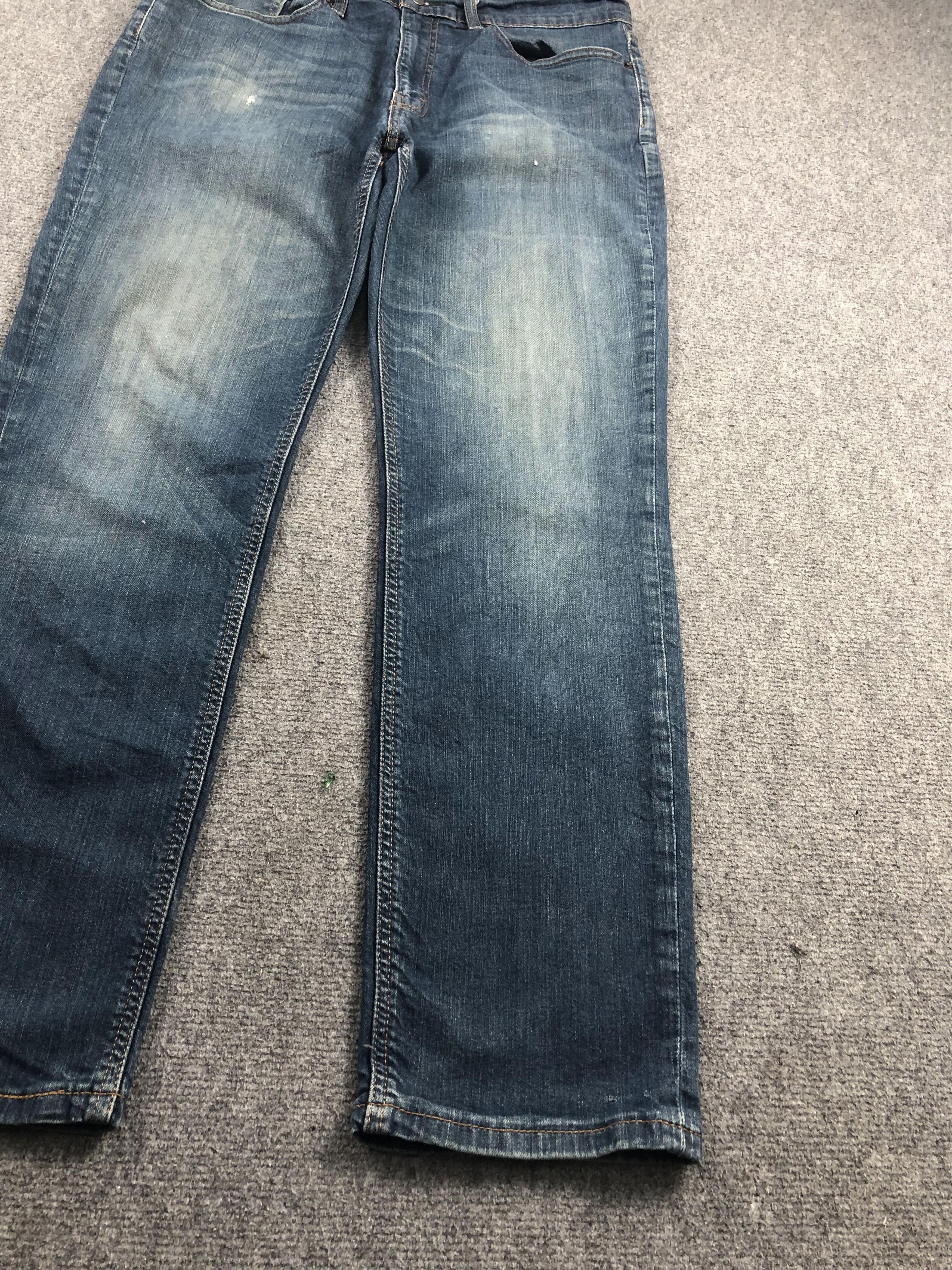Levi's Vintage Levis 541 Faded Blue Jeans DP2217 Size US 35 - 12 Thumbnail