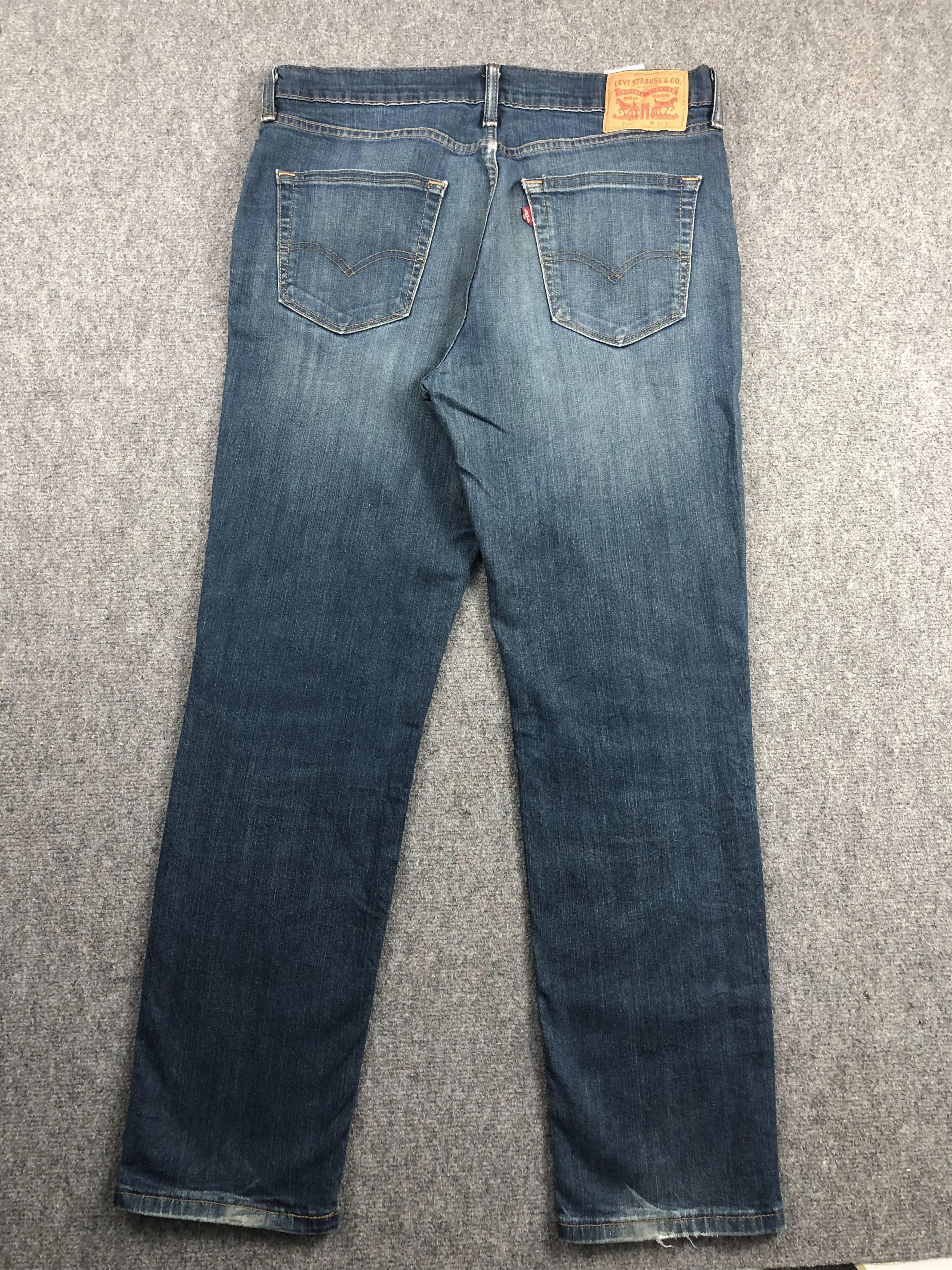 Levi's Vintage Levis 541 Faded Blue Jeans DP2217 Size US 35 - 3 Thumbnail
