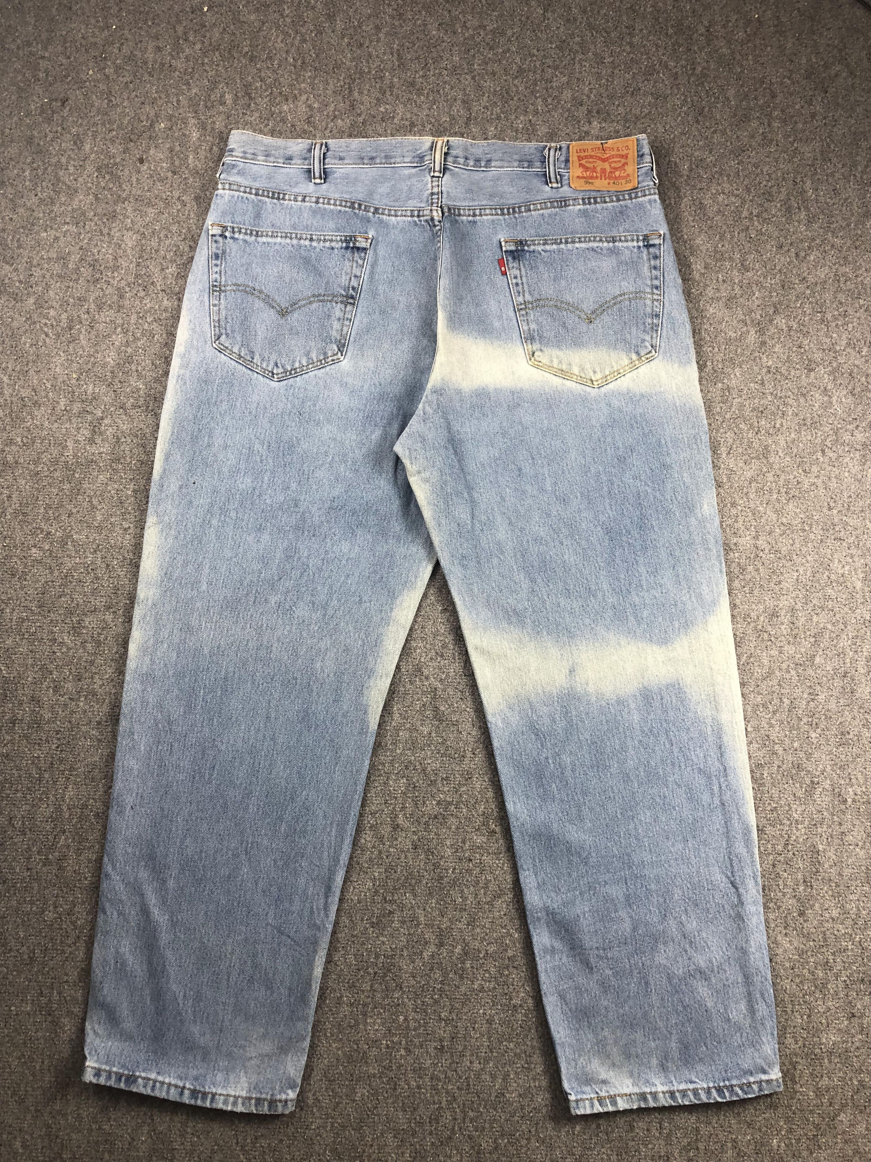 Levi's Vintage Levis 550 Faded Blue Jeans DP2218 Size US 38 / EU 54 - 3 Thumbnail