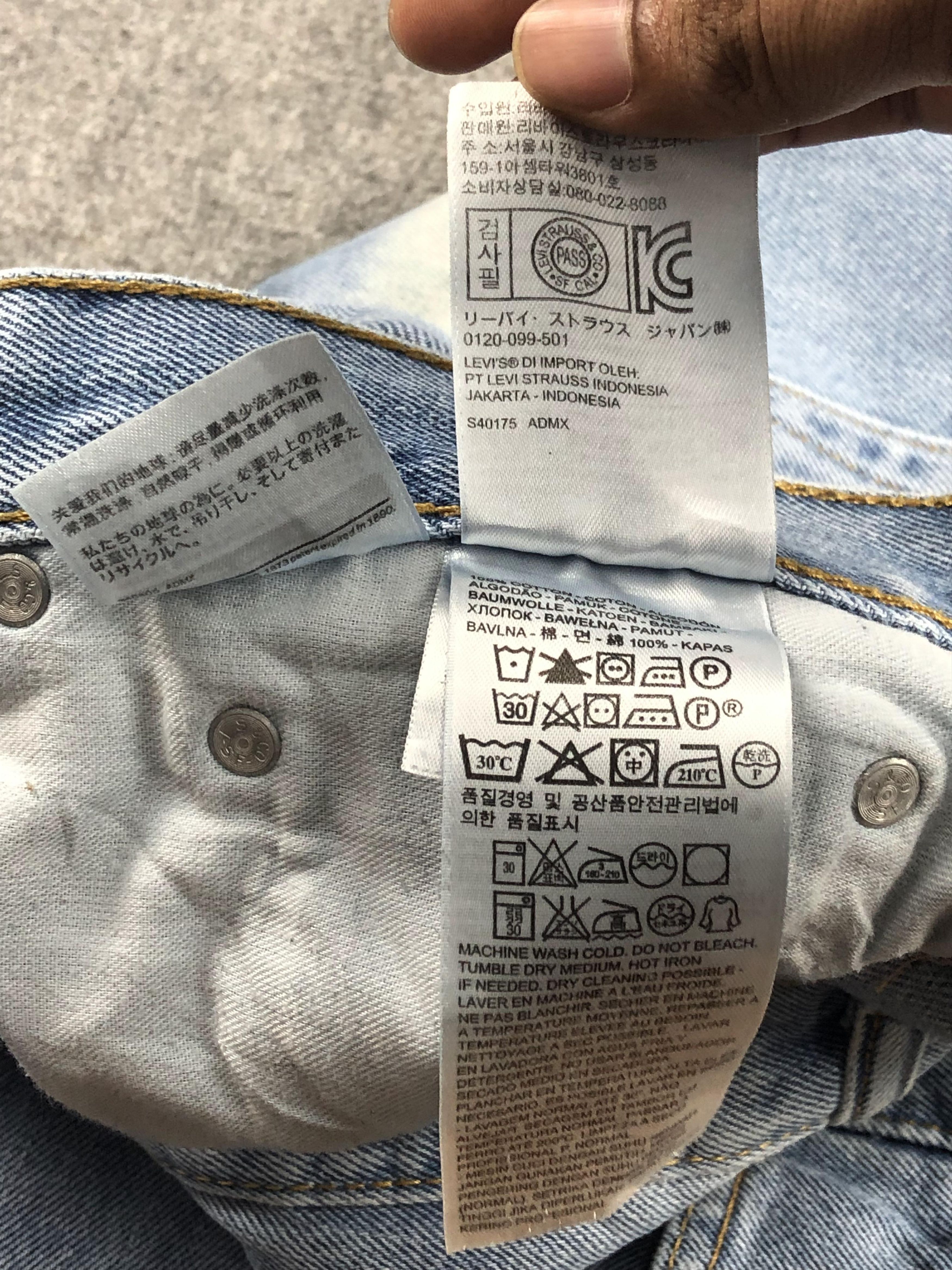 Levi's Vintage Levis 550 Faded Blue Jeans DP2218 Size US 38 / EU 54 - 9 Thumbnail