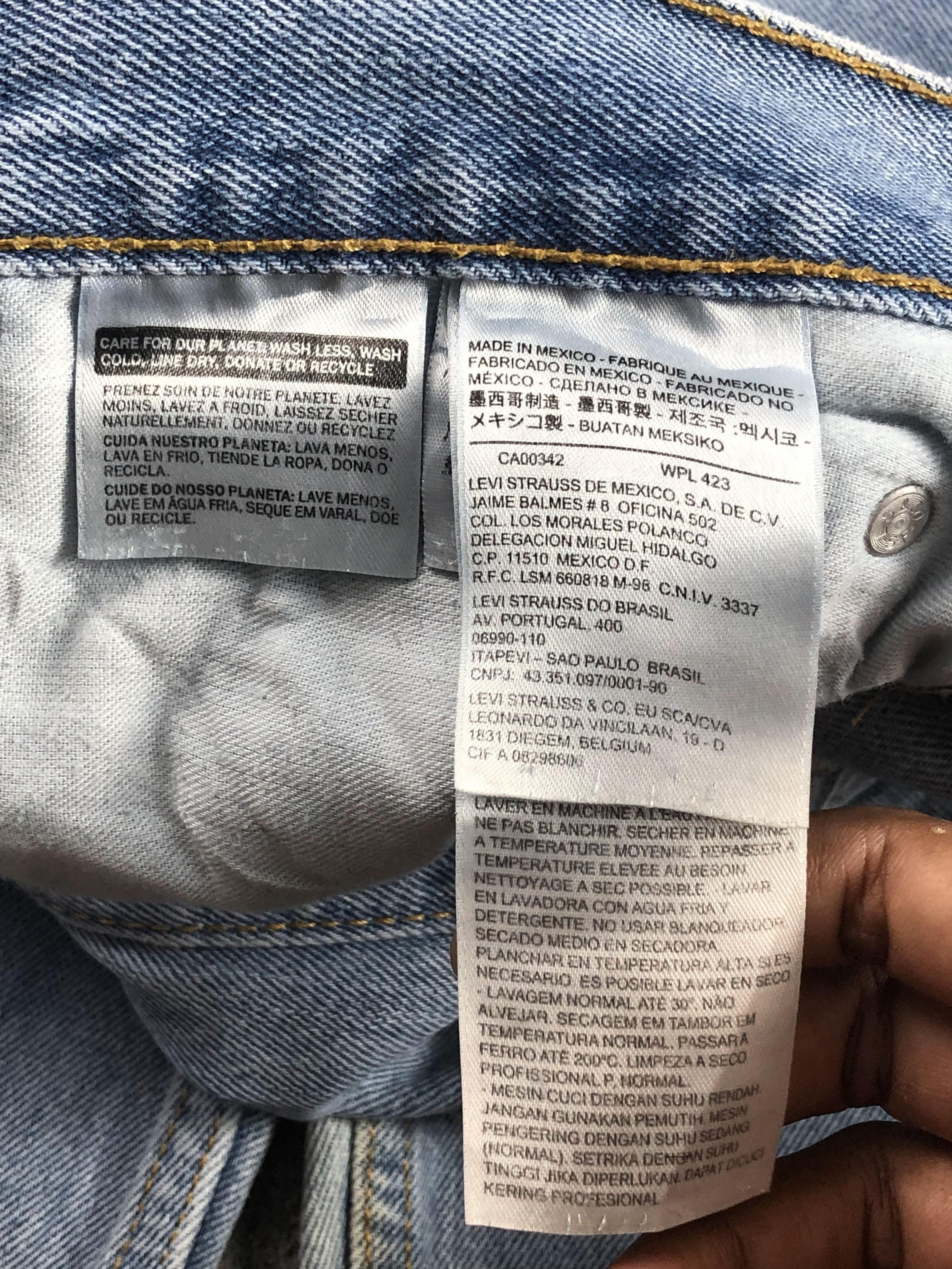 Levi's Vintage Levis 550 Faded Blue Jeans DP2218 Size US 38 / EU 54 - 8 Thumbnail