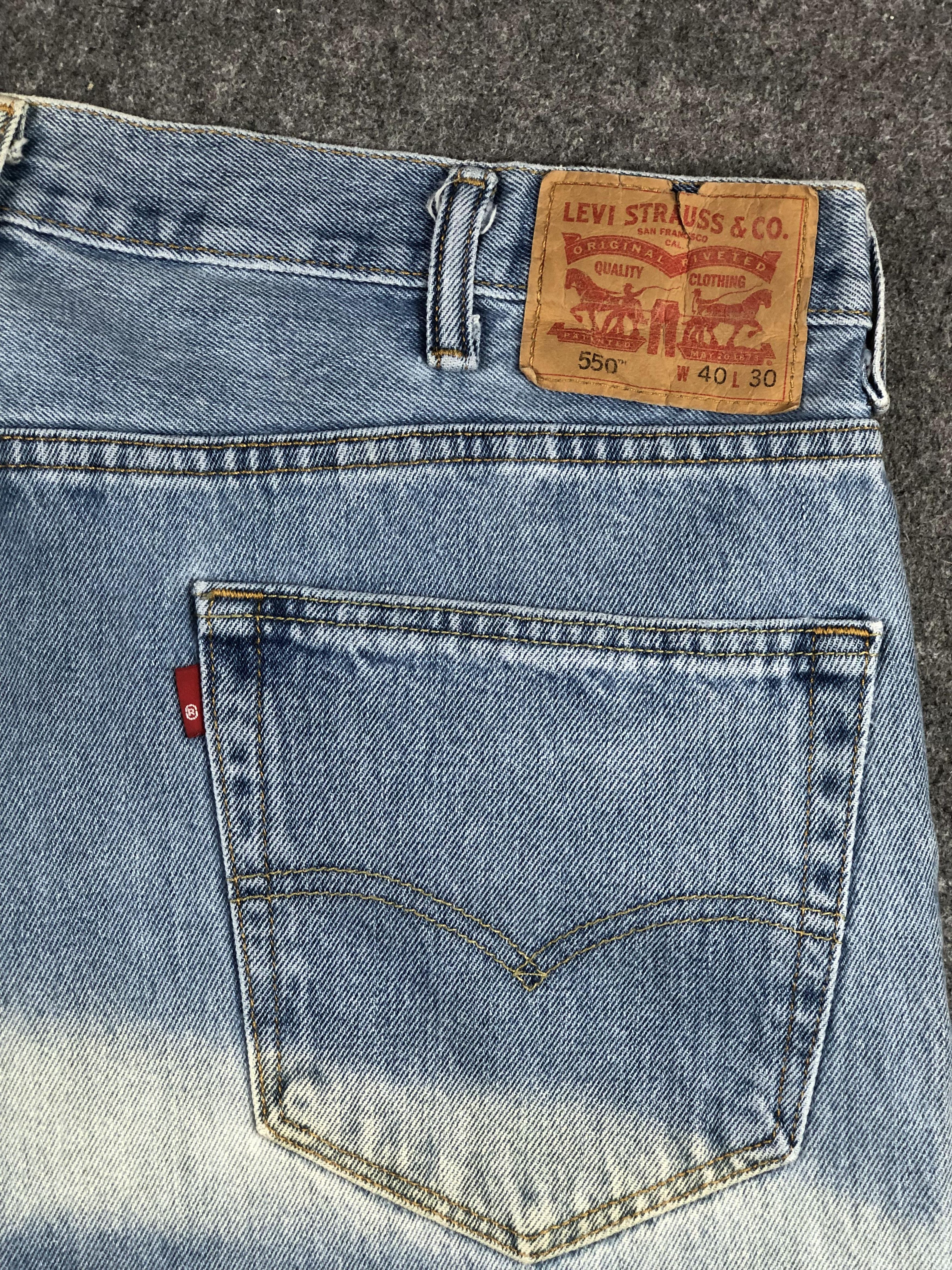 Levi's Vintage Levis 550 Faded Blue Jeans DP2218 Size US 38 / EU 54 - 17 Thumbnail