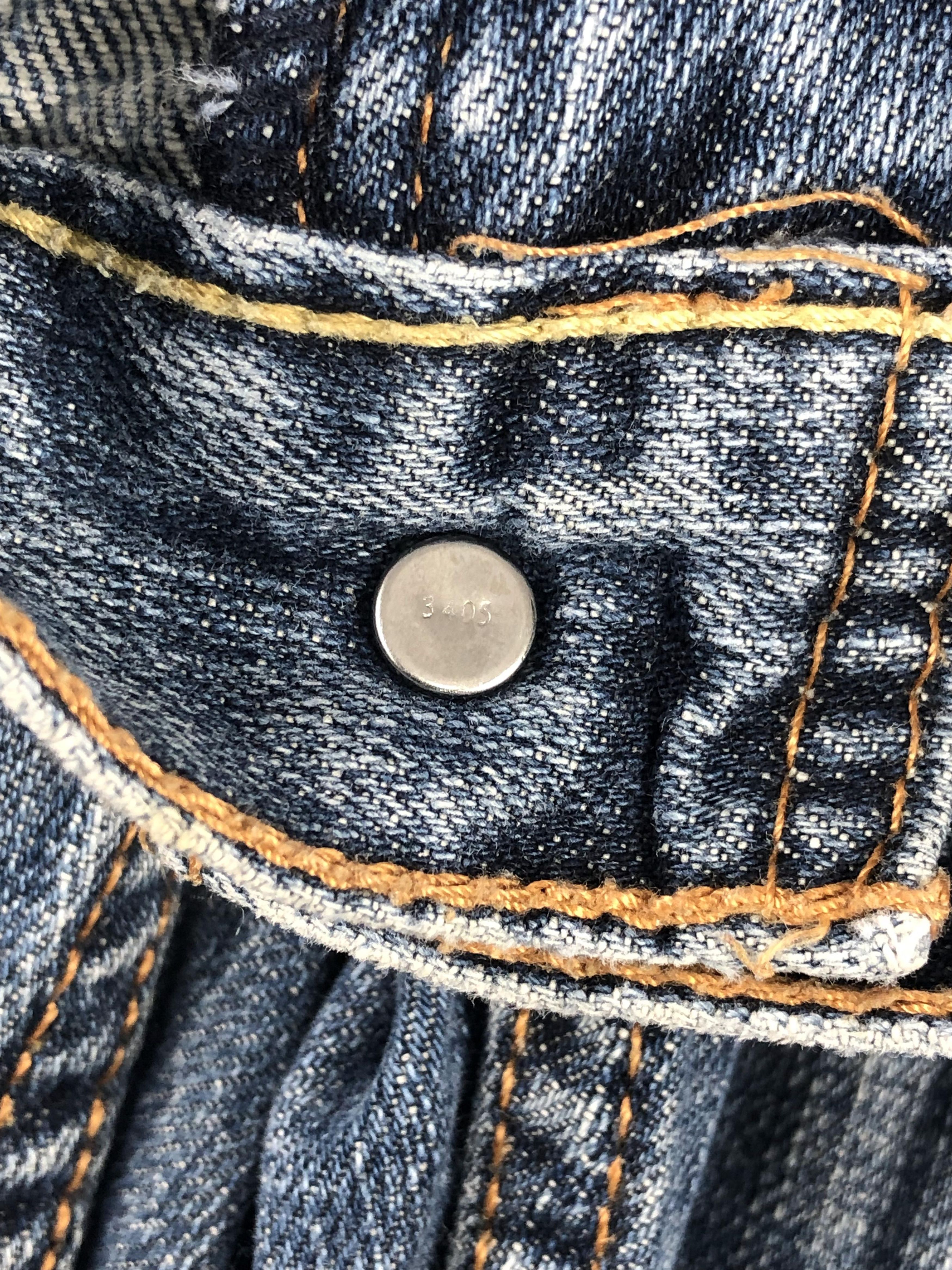 Levi's Vintage Levis 505 Faded Blue Jeans DP2219 Size US 31 - 16 Thumbnail