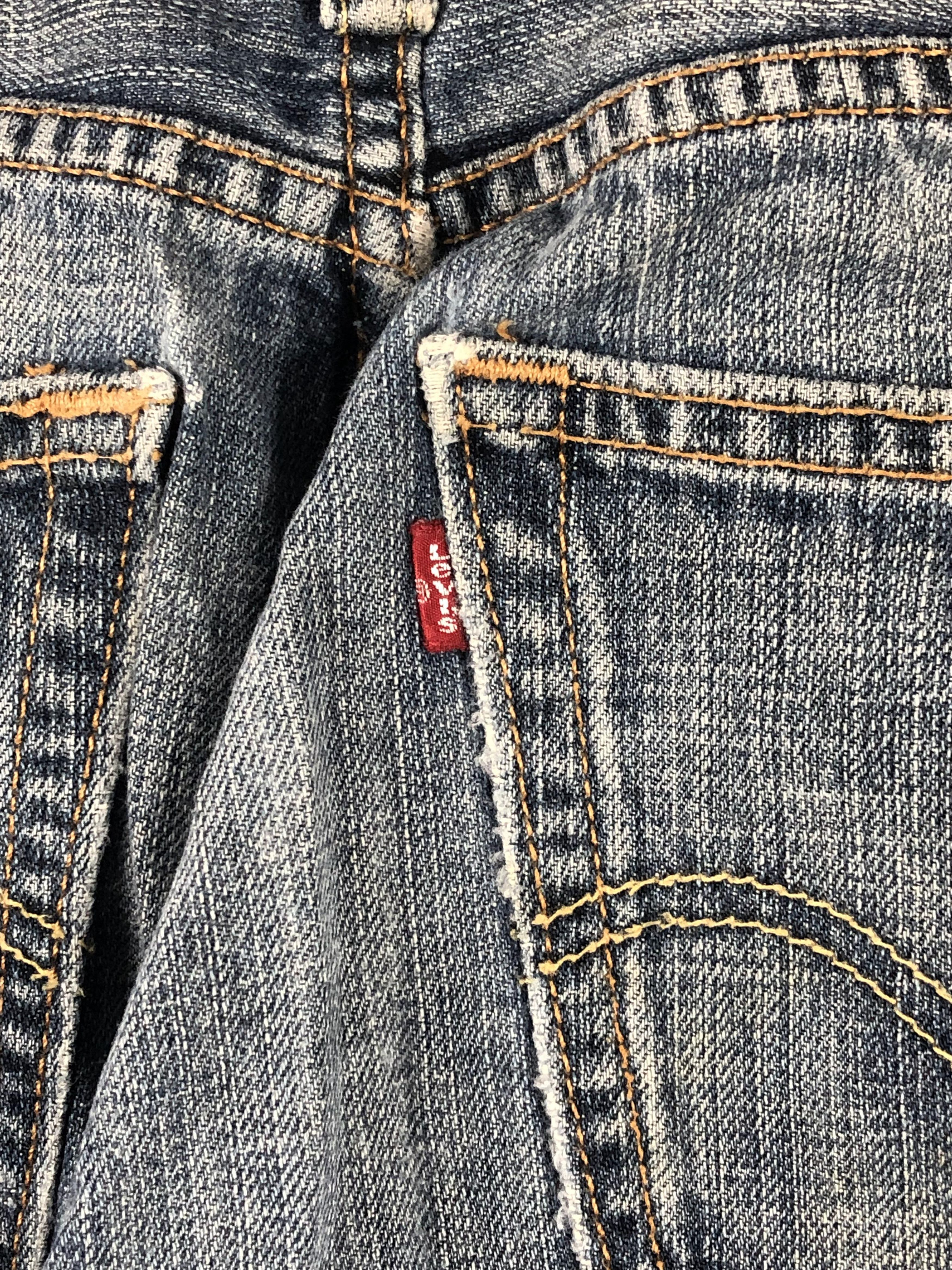 Levi's Vintage Levis 505 Faded Blue Jeans DP2219 Size US 31 - 18 Thumbnail
