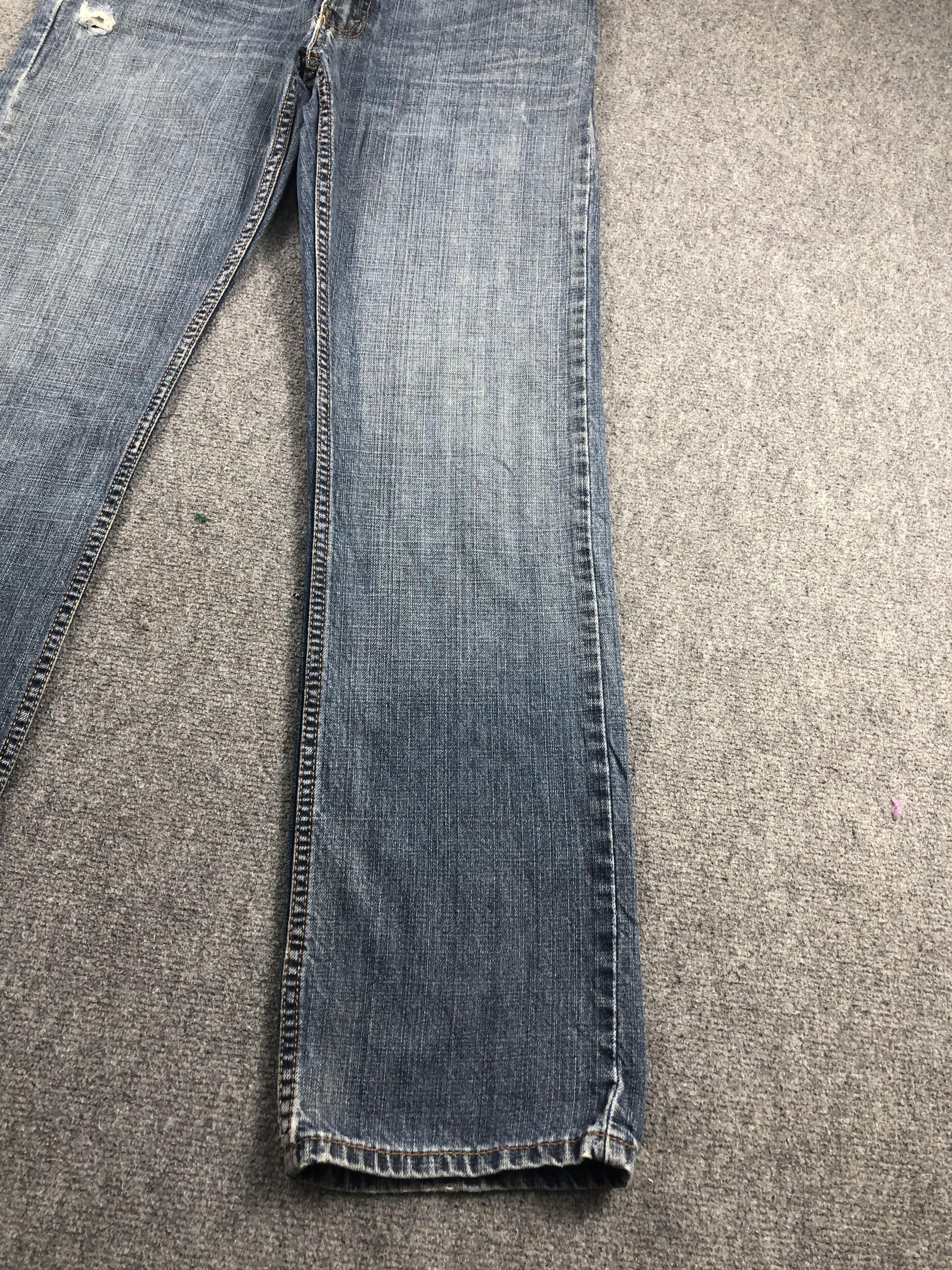 Levi's Vintage Levis 505 Faded Blue Jeans DP2219 Size US 31 - 13 Thumbnail