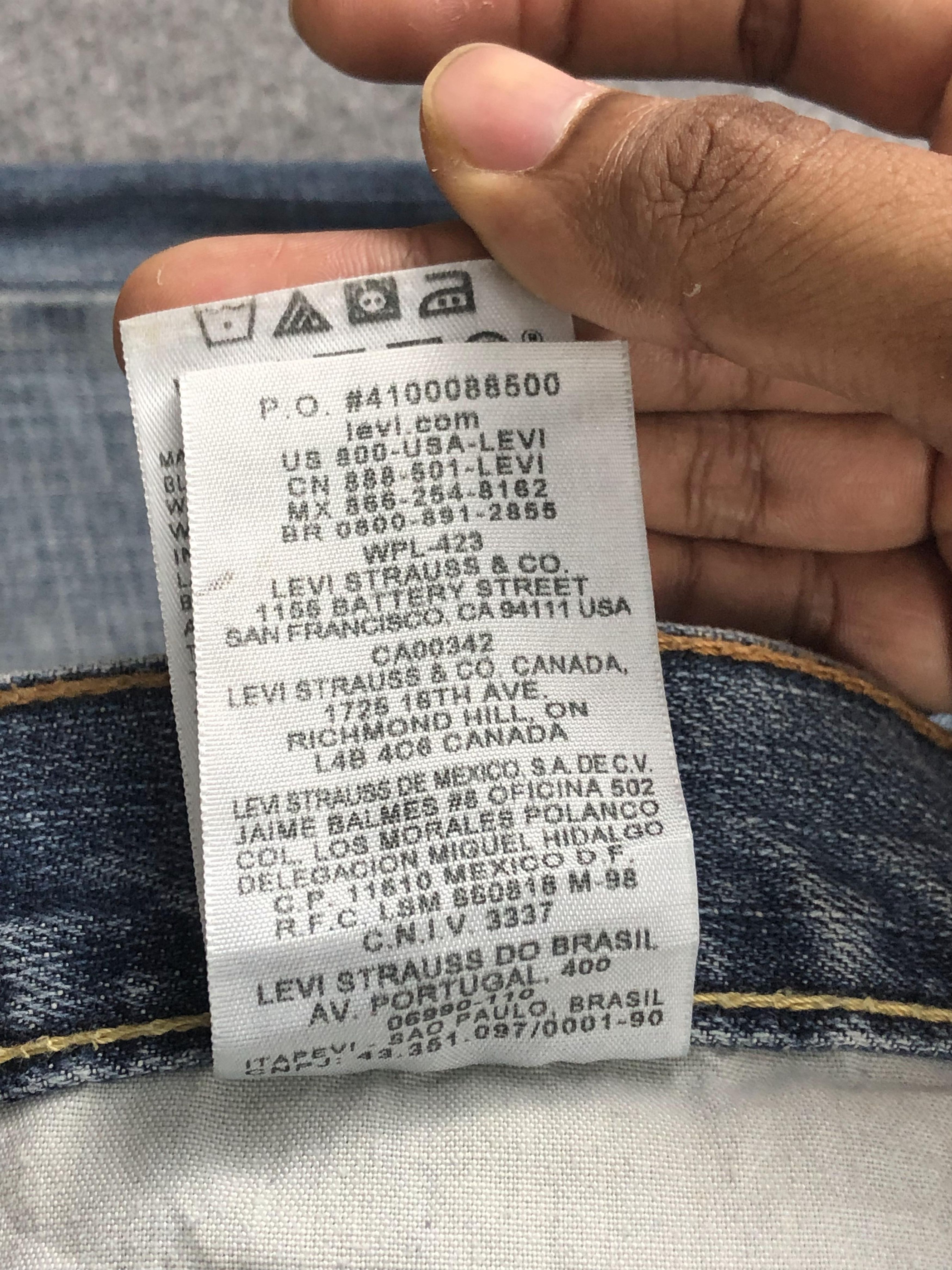 Levi's Vintage Levis 505 Faded Blue Jeans DP2219 Size US 31 - 8 Thumbnail