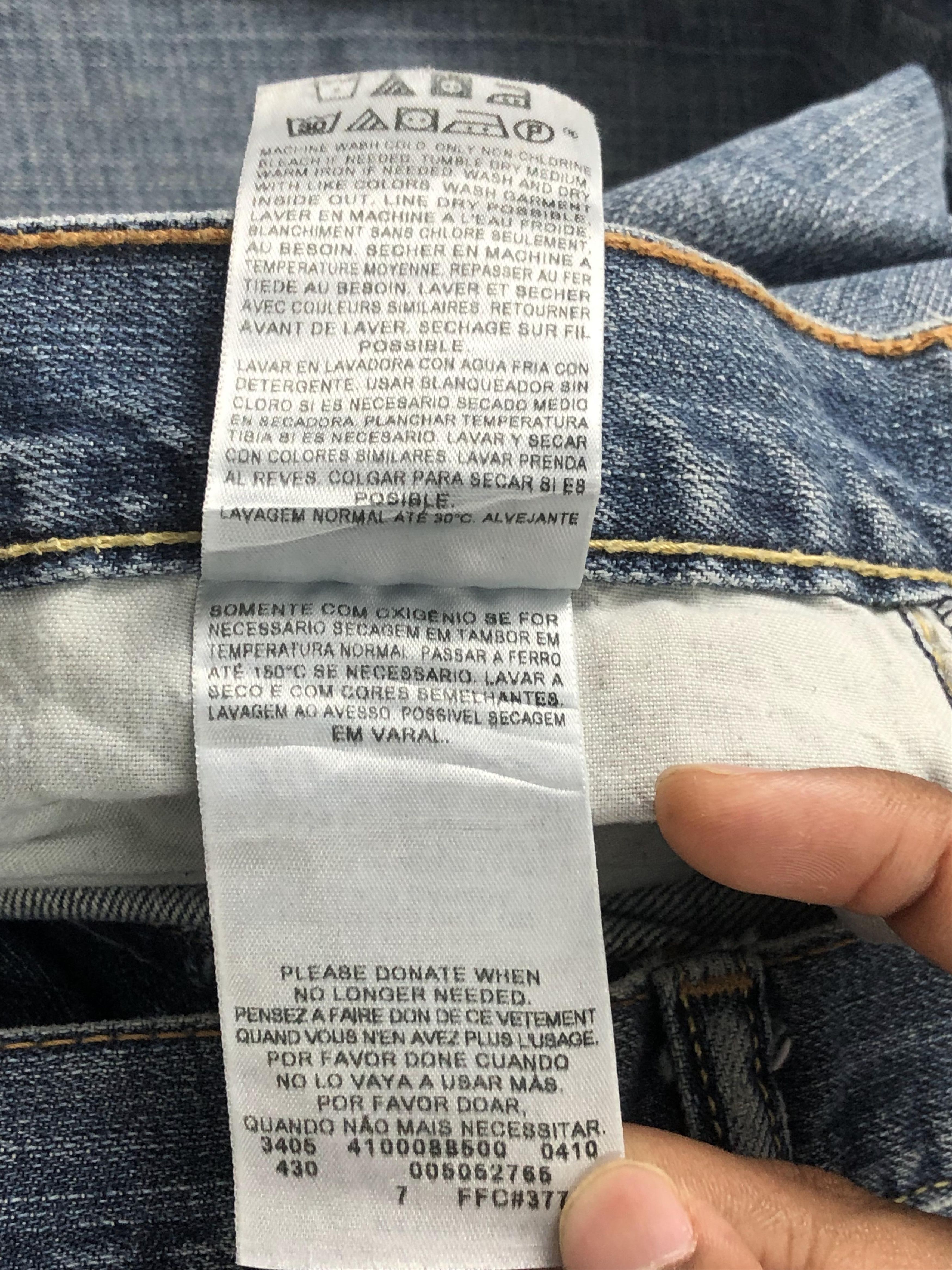 Levi's Vintage Levis 505 Faded Blue Jeans DP2219 Size US 31 - 7 Thumbnail