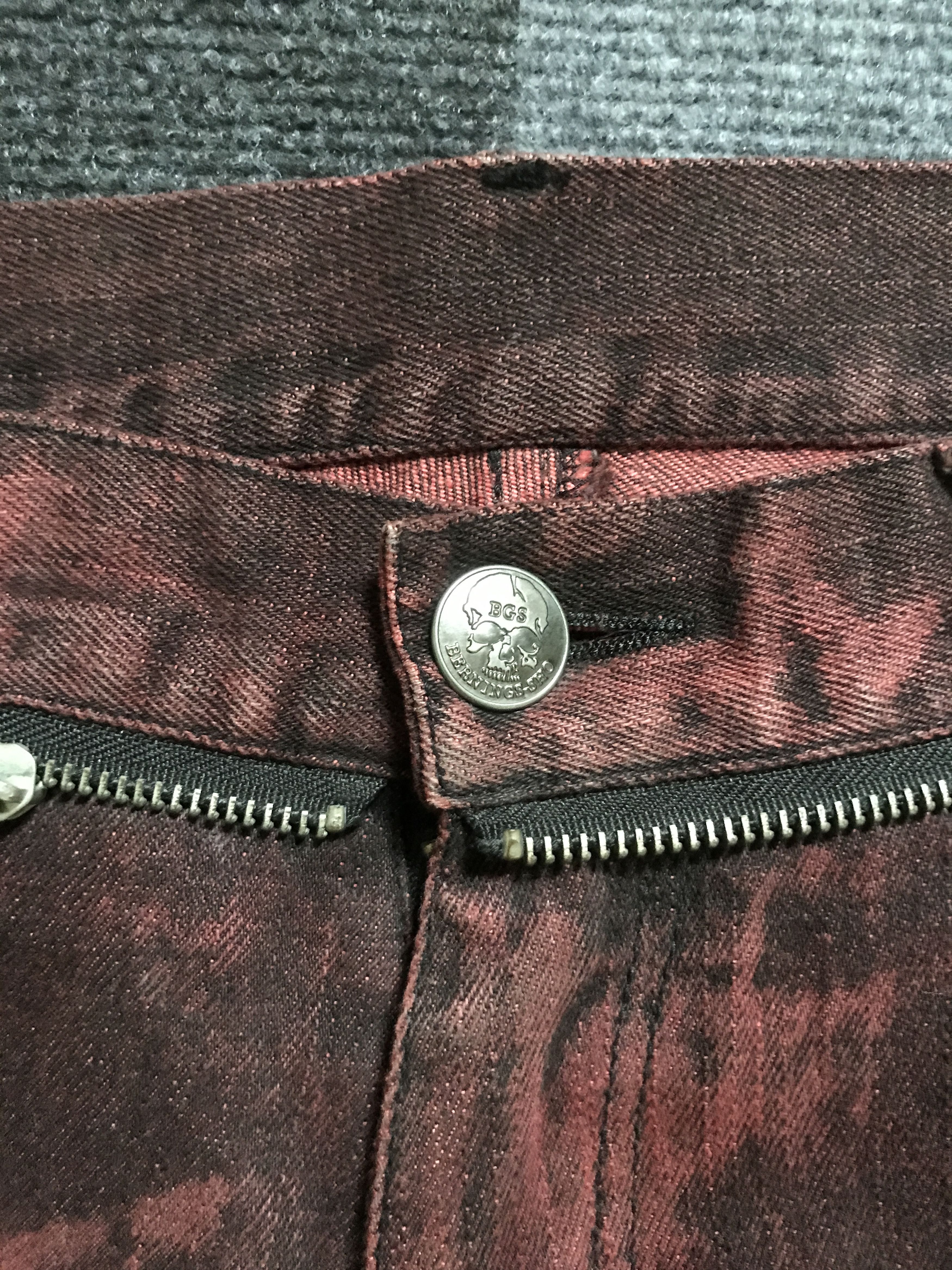 Japanese Brand D97 BERNINGS SHO Punk Seditionaries Flare Distressed Jeans Size US 30 / EU 46 - 9 Thumbnail