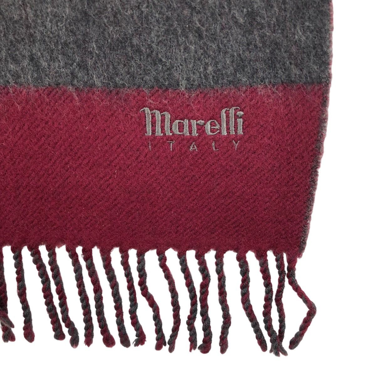 Vintage Vintage MARELLI ITALY Scarves Muffler Two Tones Wool Size ONE SIZE - 4 Thumbnail