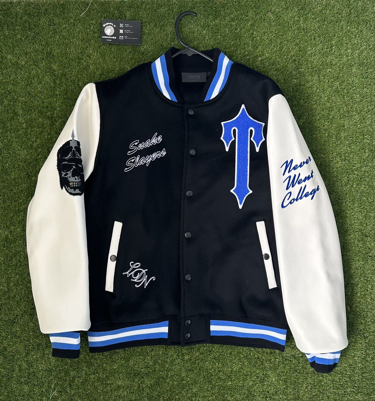Trapstar London TRAPSTAR VARSITY JACKET Grailed