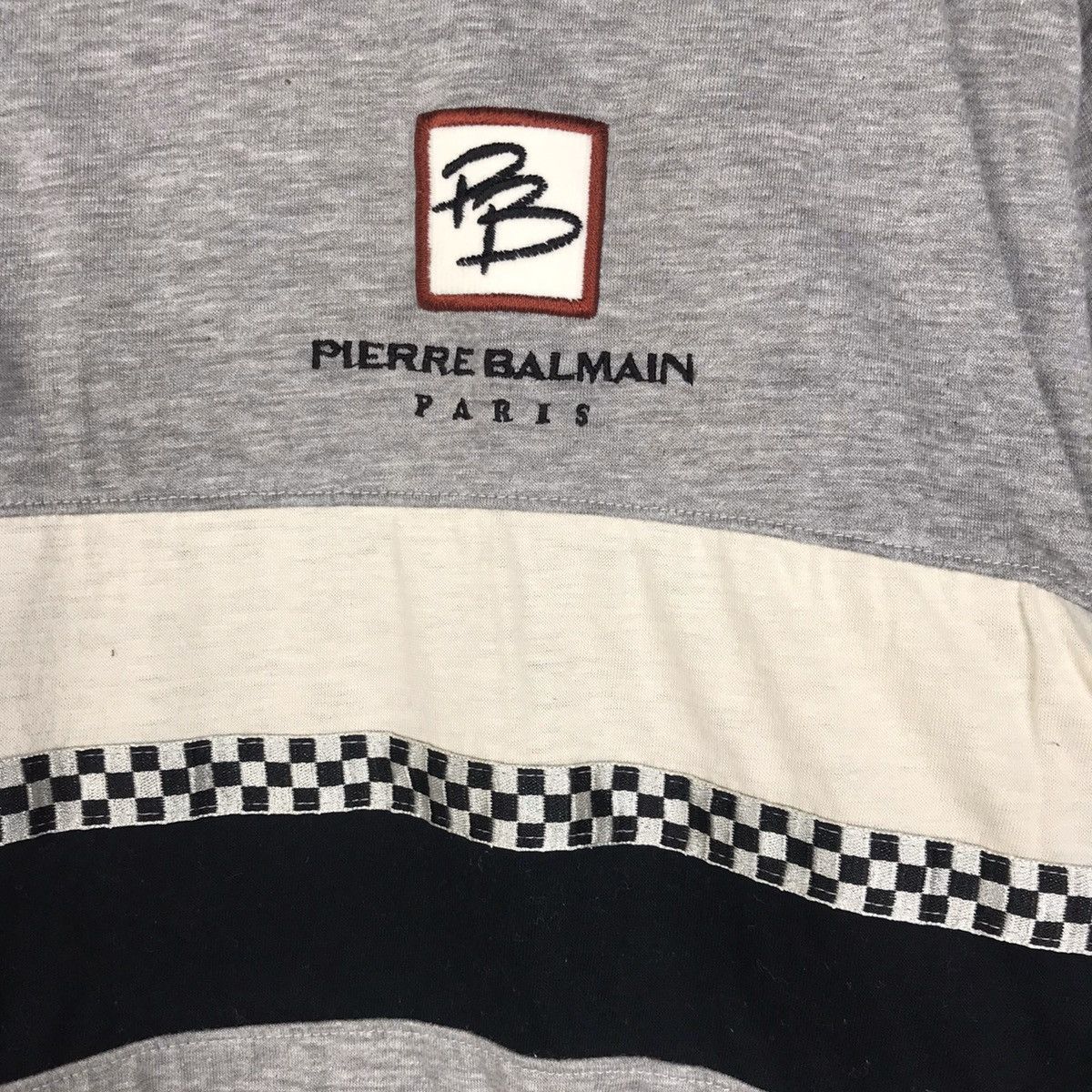 Pierre Balmain × Vintage Vintage 90s Pierre Balmain Paris T Shirt Size US L / EU 52-54 / 3 - 4 Thumbnail