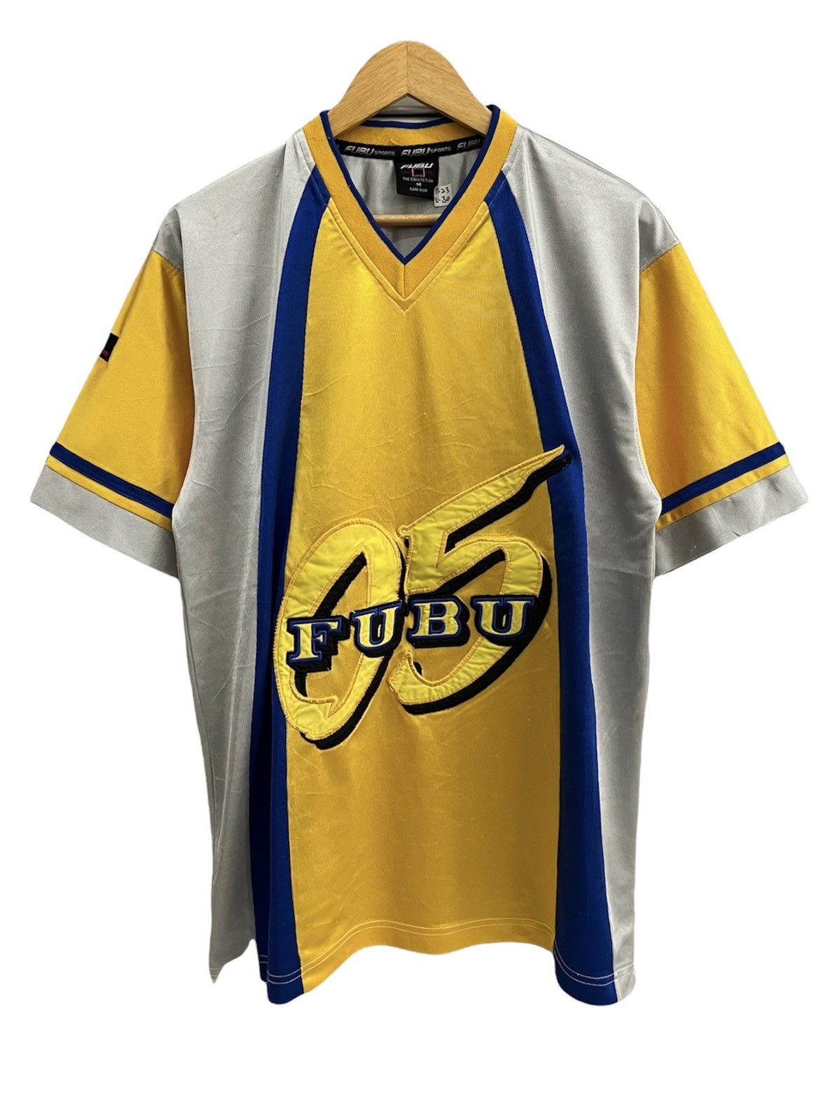 Fubu 🔥BEST OFFER🔥 Vintage 90s Fubu 05 Jersey Hip Hop Rapper Size US L / EU 52-54 / 3 - 3 Thumbnail