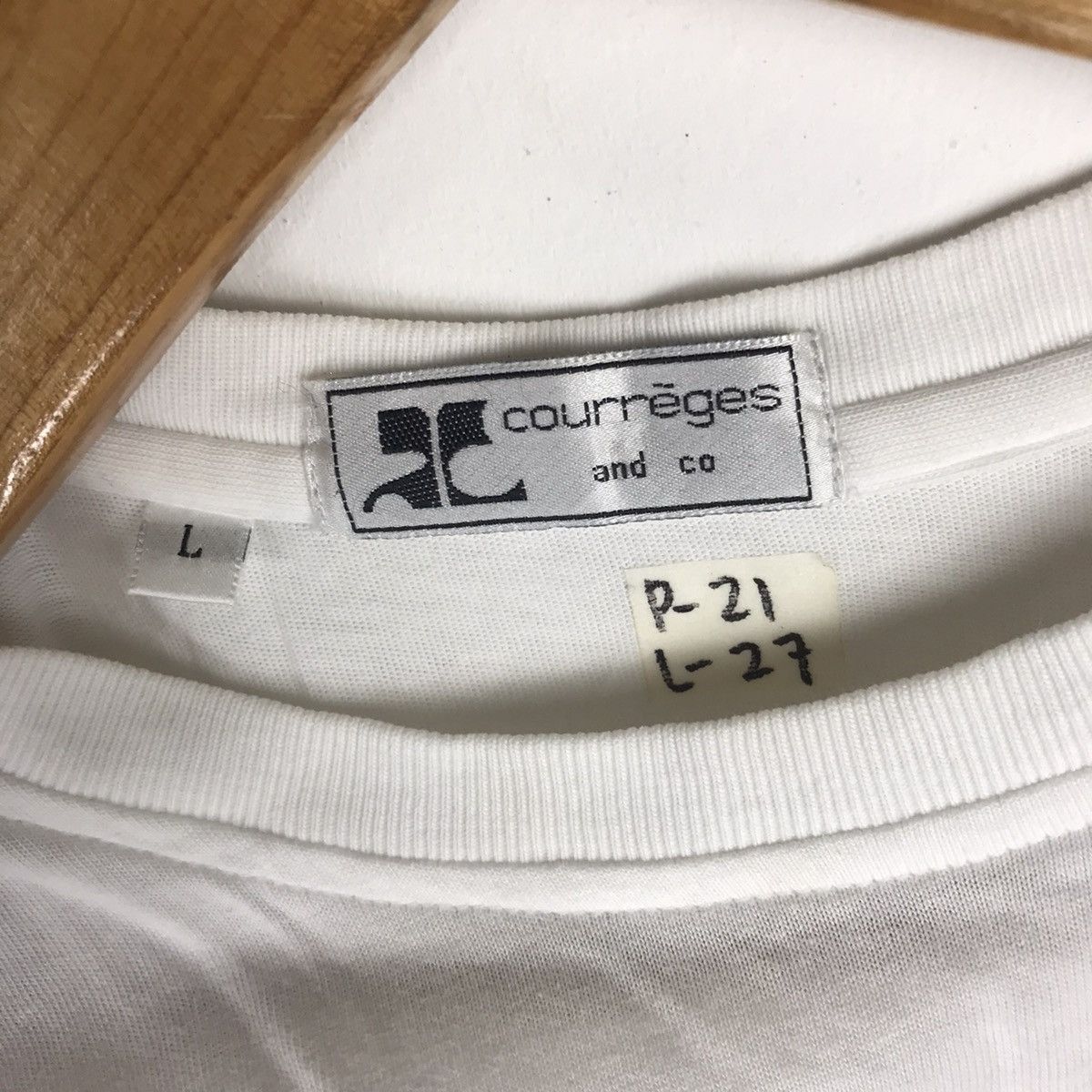 Courreges × Designer × Vintage Vintage 90s Courrèges Big Logo Embroidered Designer/Fashion Size US L / EU 52-54 / 3 - 5 Thumbnail