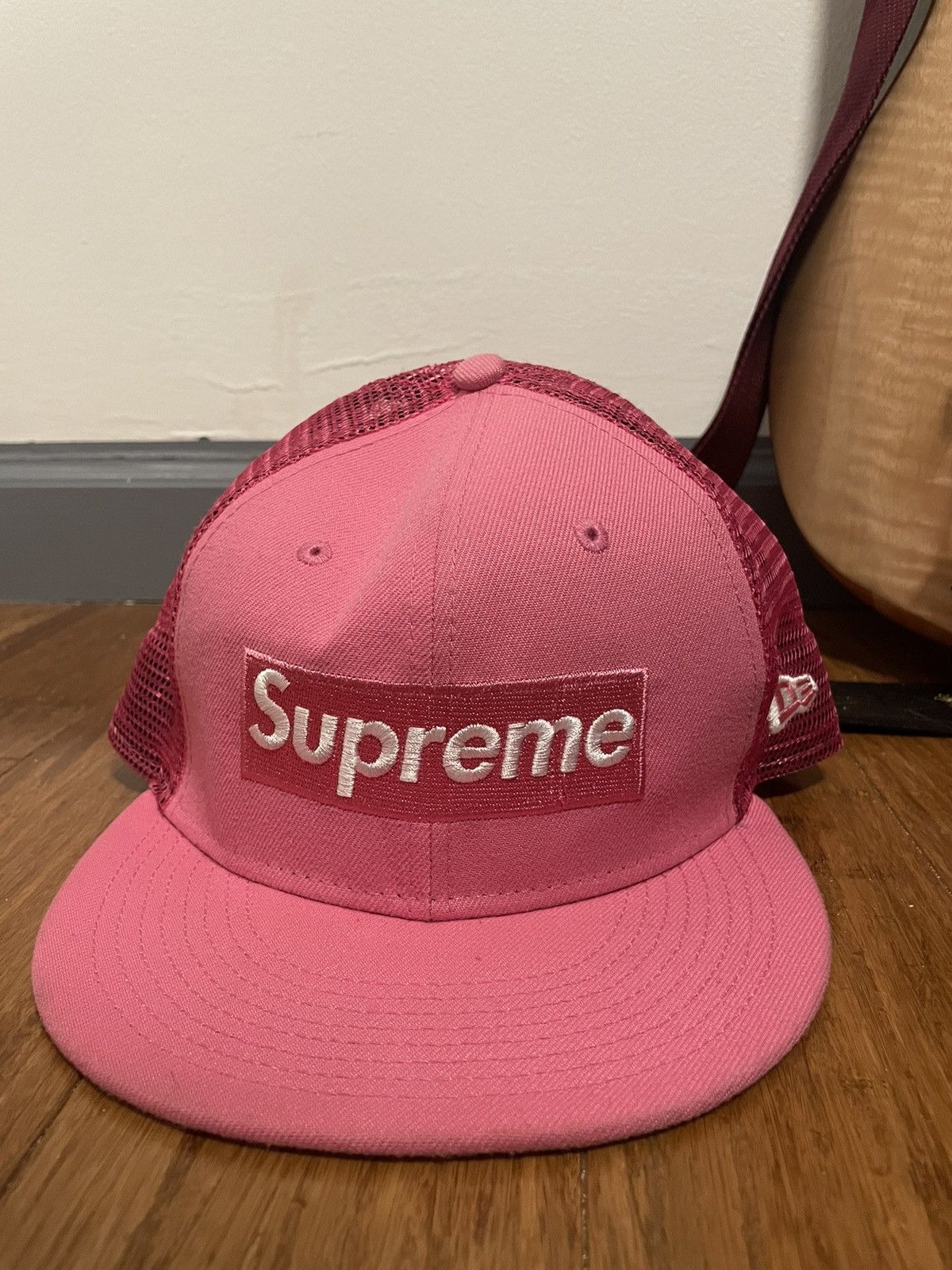 Supreme Box Logo Hat Pink