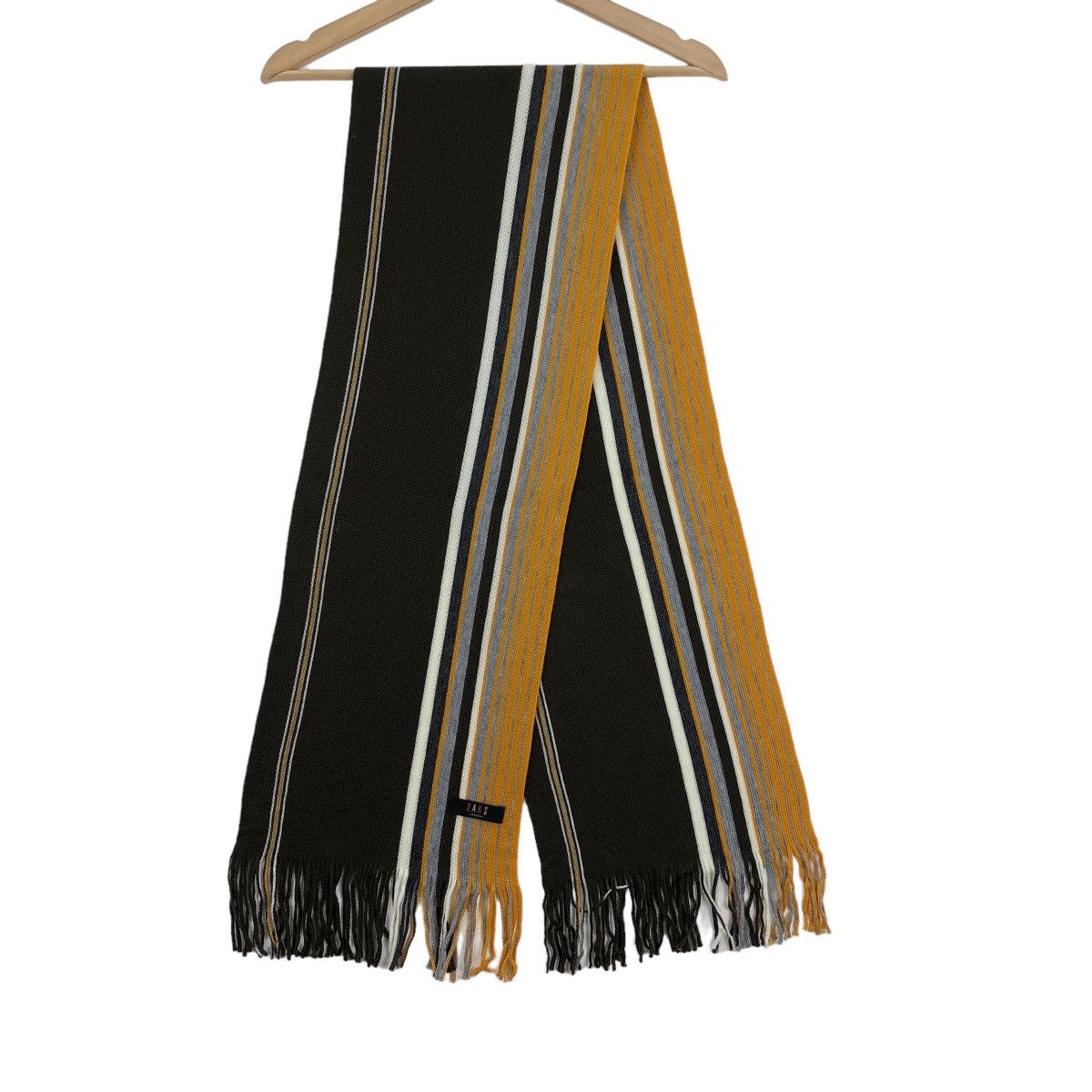 DAKS Vintage DAKS LONDON Stripes Scarves Muffler Wool Size ONE SIZE - 1 Thumbnail