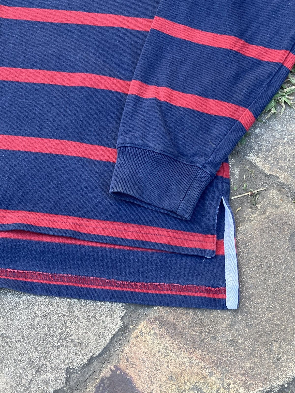 Polo Ralph Lauren × Rugby Ralph Lauren × Vintage Vintage Polo Ralph Lauren red/blue striped rugby polo shirt Size US M / EU 48-50 / 2 - 4 Thumbnail