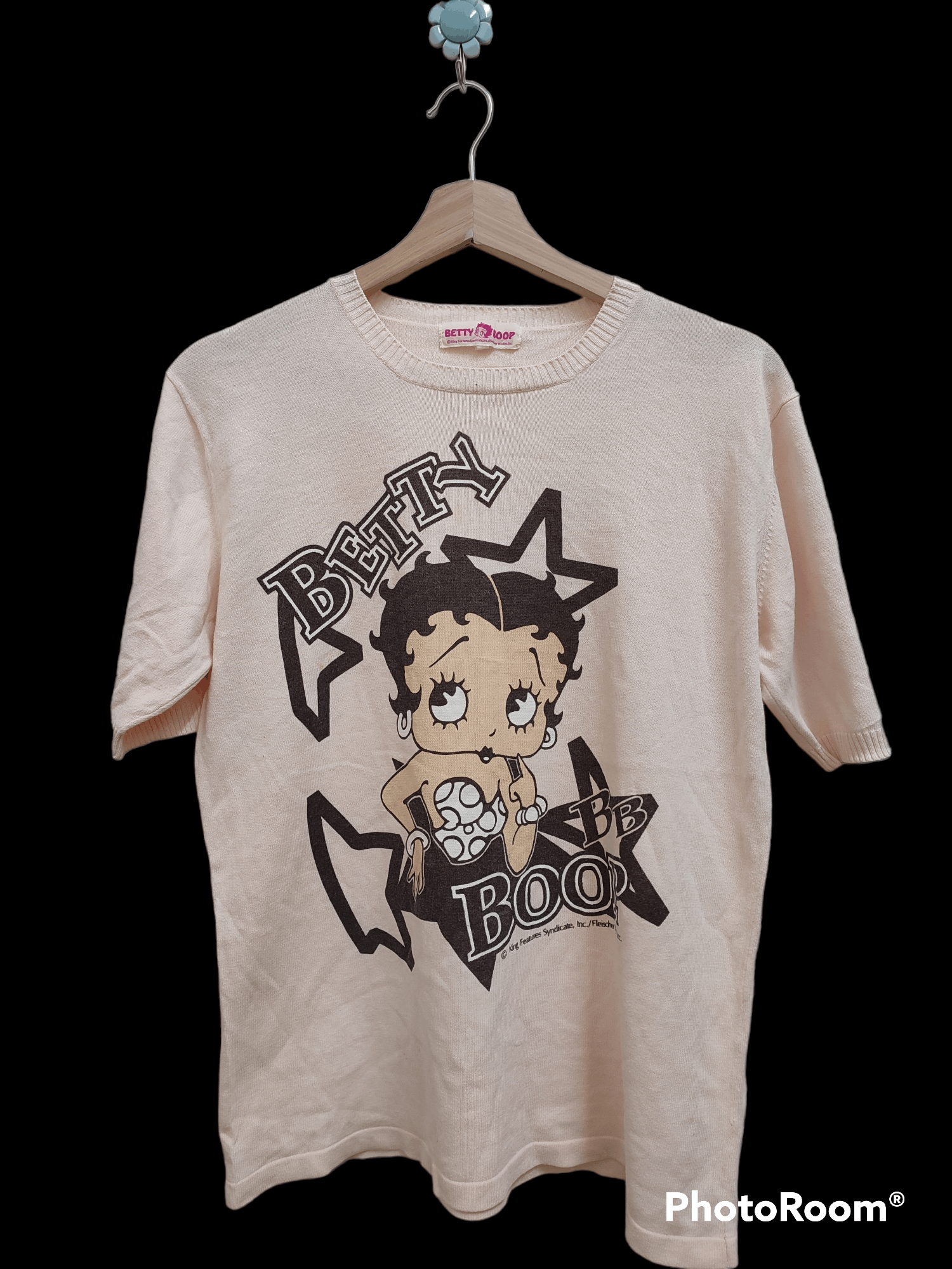 image of Cartoon Network Steal Crazy Vintage Betty Boop T-Shirt in Pink, Men's (Size Medium)