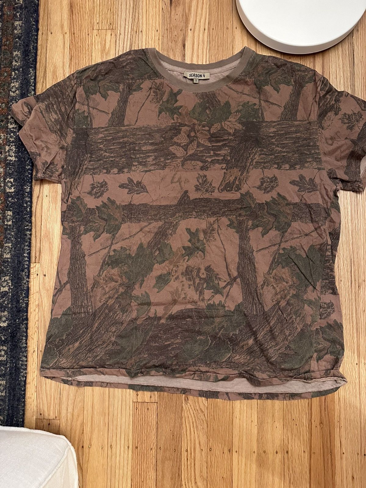 Yeezy Yeezy Season 4 Woodland Camo T-Shirt (Made in Italy)(S) Size US M / EU 48-50 / 2 - 2 Thumbnail