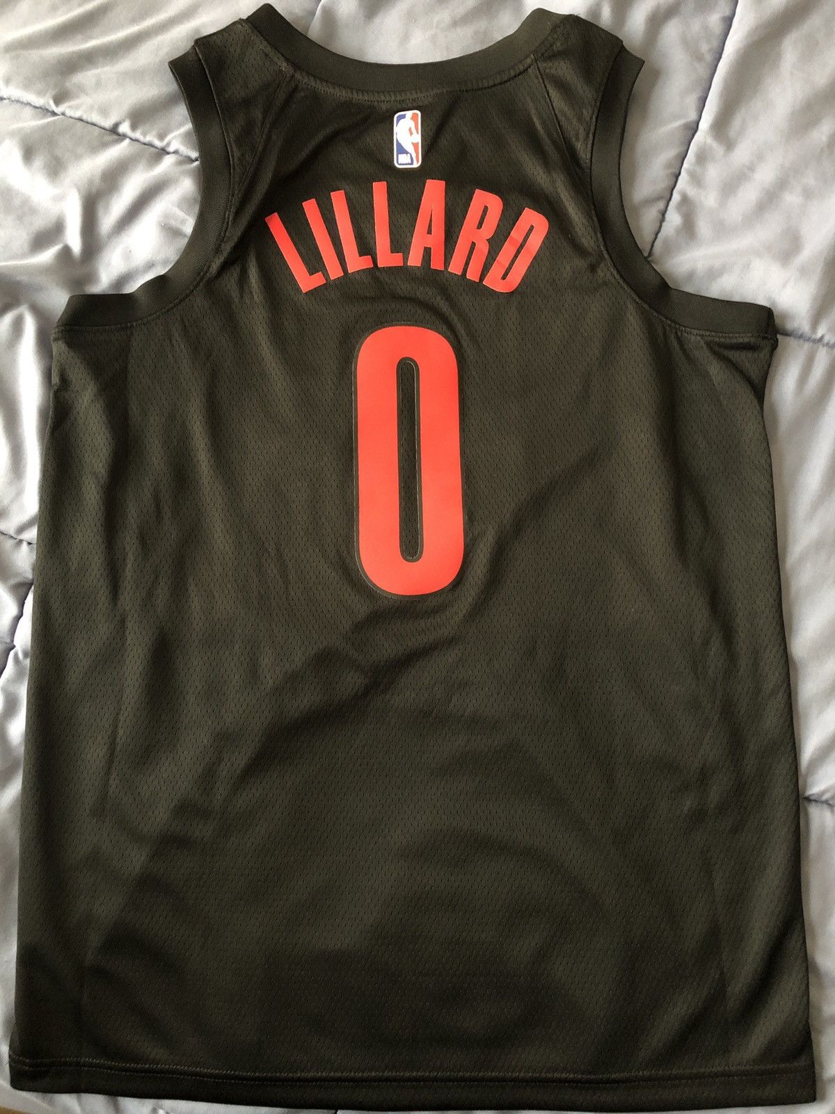 Jordan Brand Nike - Damian Lillard Trailblazers City Edition Jersey Size US M / EU 48-50 / 2 - 2 Thumbnail