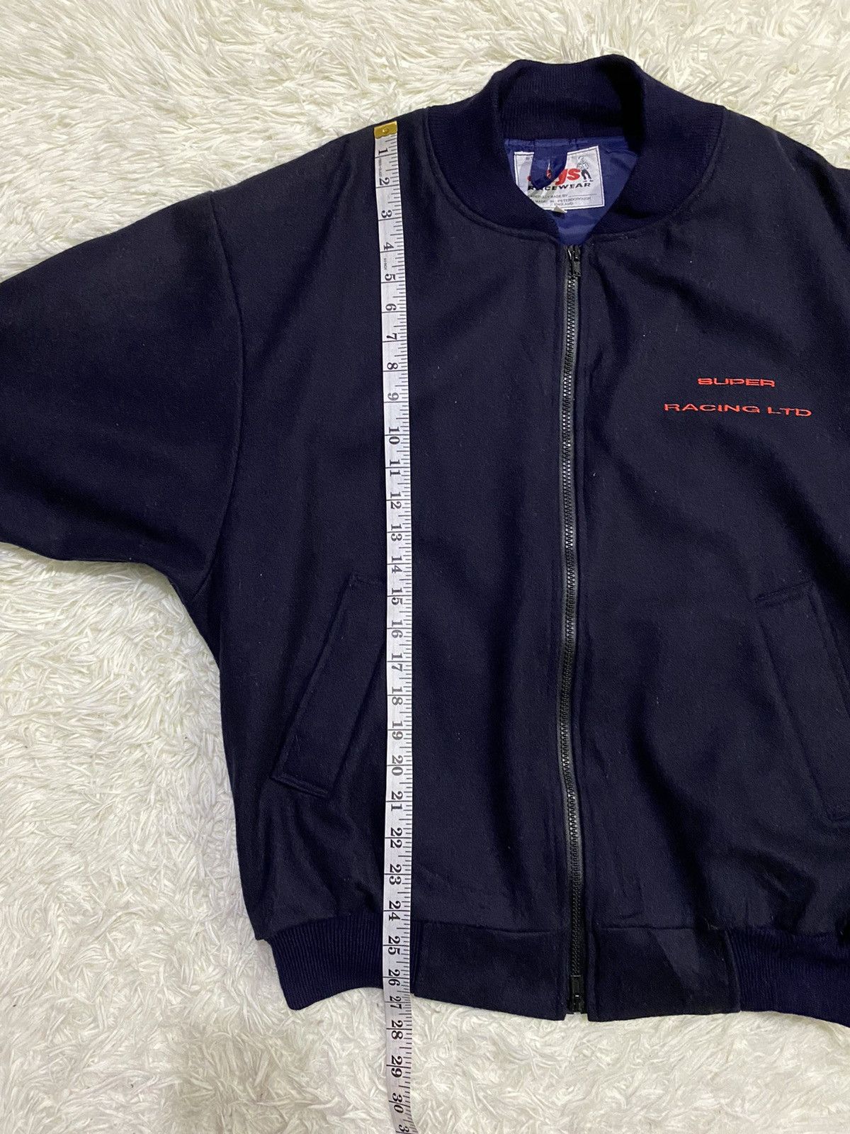 New England Outerwear 🔥RARE🔥Vintage Jays Racewear Wool Zipper Jacket Size US L / EU 52-54 / 3 - 15 Thumbnail