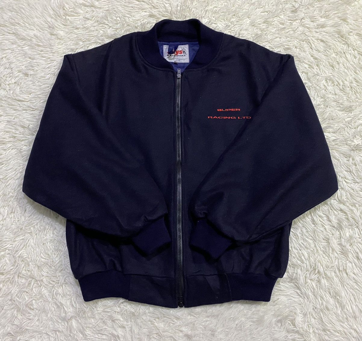 New England Outerwear 🔥RARE🔥Vintage Jays Racewear Wool Zipper Jacket Size US L / EU 52-54 / 3 - 2 Thumbnail
