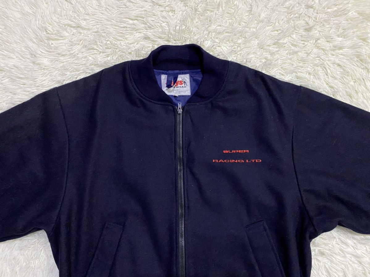 New England Outerwear 🔥RARE🔥Vintage Jays Racewear Wool Zipper Jacket Size US L / EU 52-54 / 3 - 4 Thumbnail