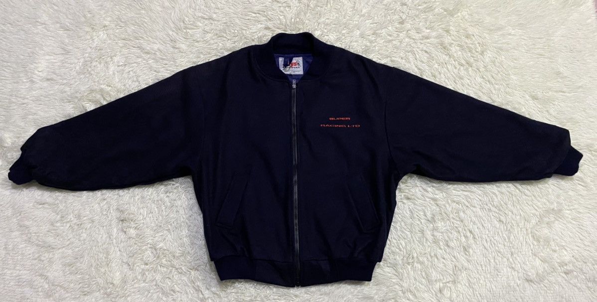 New England Outerwear 🔥RARE🔥Vintage Jays Racewear Wool Zipper Jacket Size US L / EU 52-54 / 3 - 3 Thumbnail