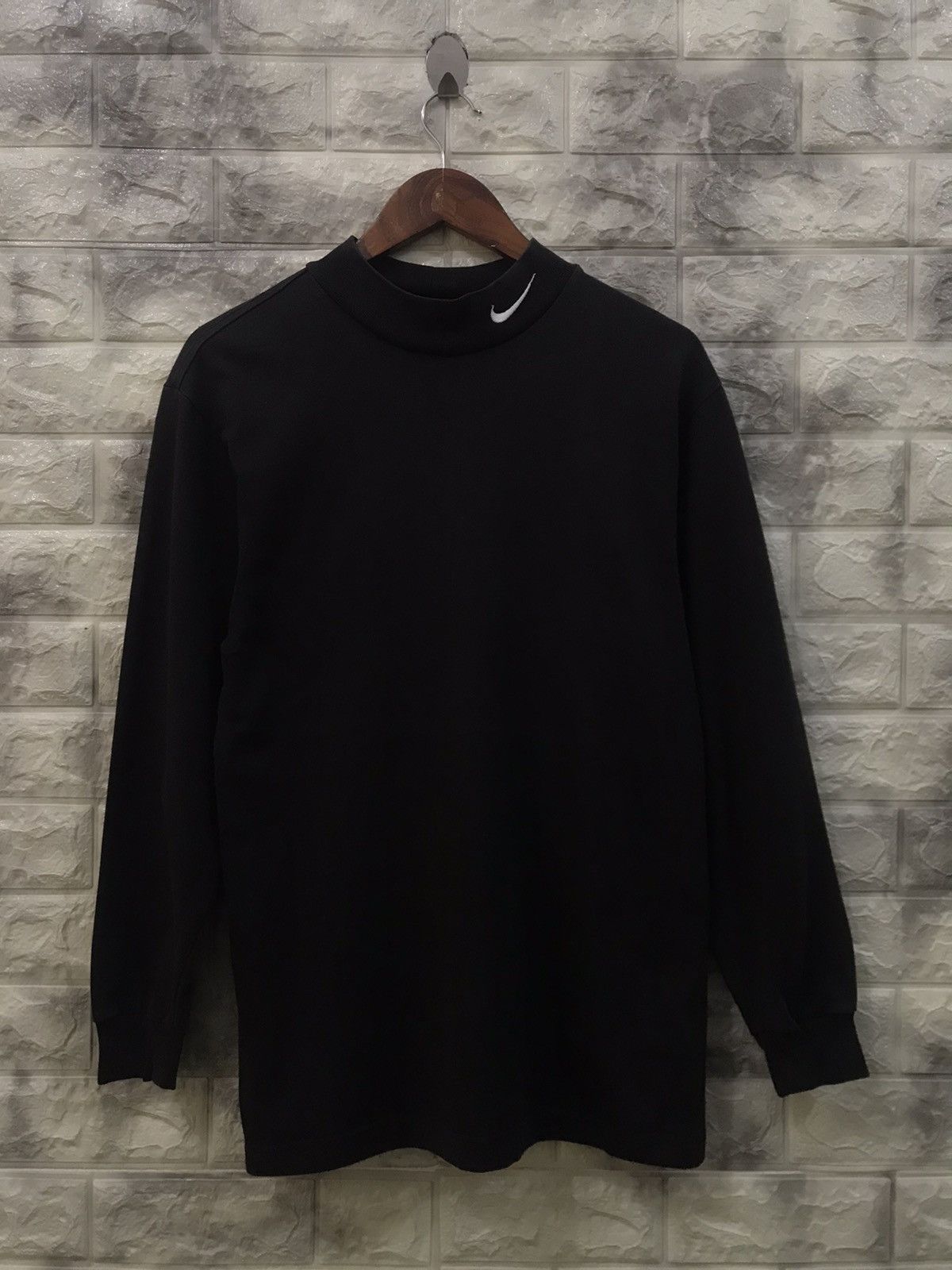 Nike Vintage 90’s Nike High Neck plain Shirt Size US S / EU 44-46 / 1 - 2 Thumbnail