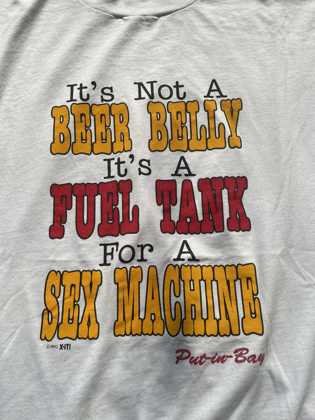 Fruit Of The Loom × Vintage Vintage Sex Machine T-Shirt Size 3XL Size US XXL / EU 58 / 5 - 1 Thumbnail