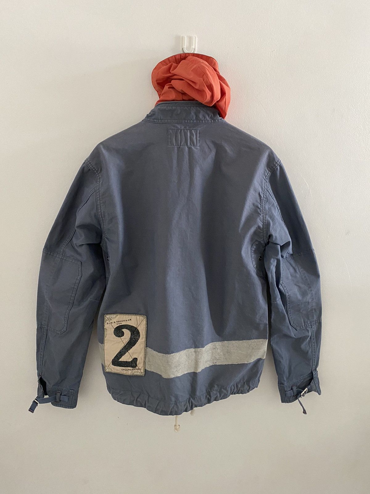 Avirex Vintage AVIREX Parka jacket design Hoodie rare Size US XL / EU 56 / 4 - 9 Thumbnail