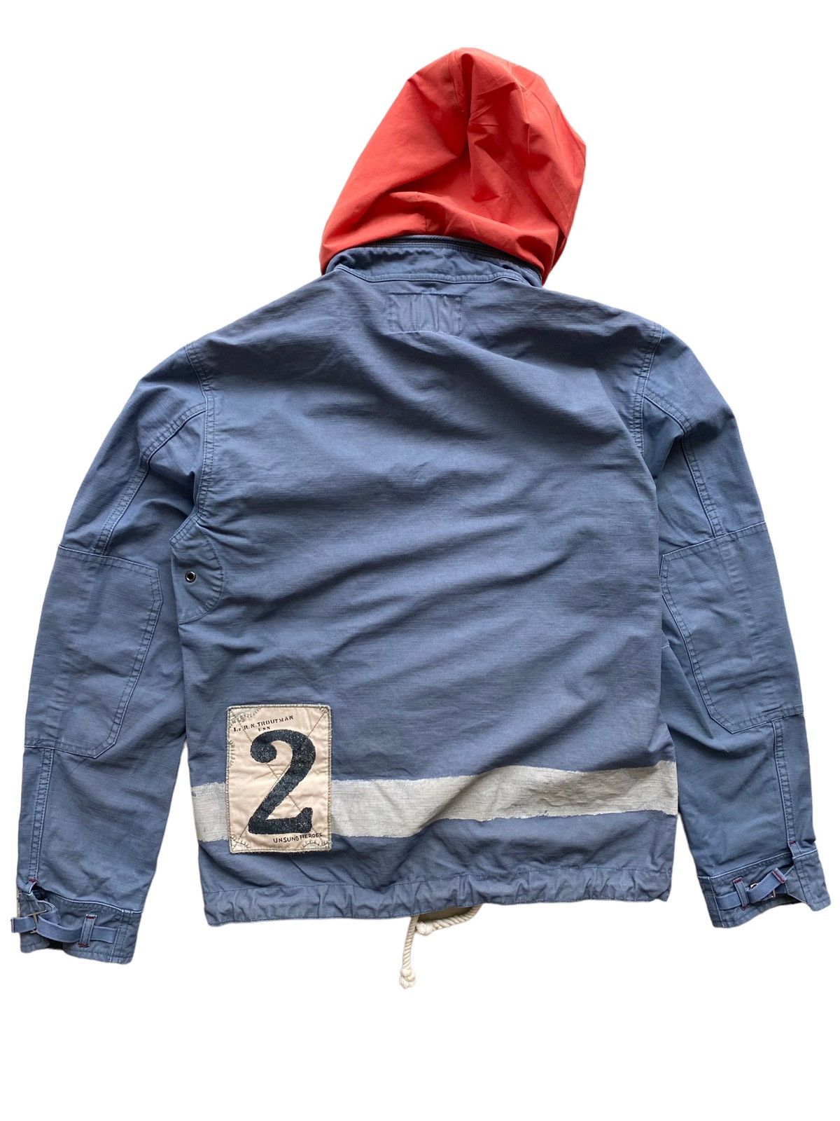 Avirex Vintage AVIREX Parka jacket design Hoodie rare Size US XL / EU 56 / 4 - 15 Thumbnail