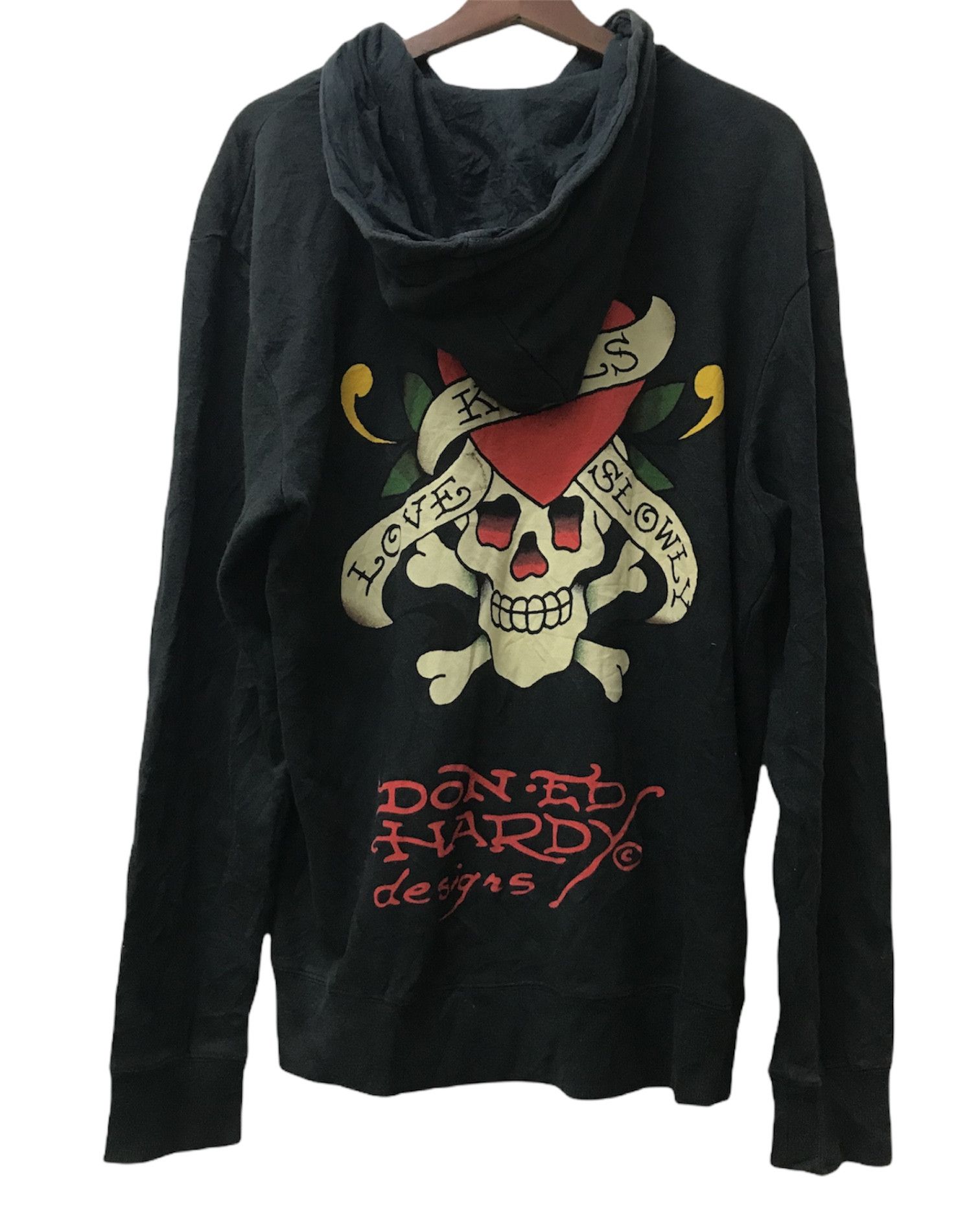 Ed Hardy Ed Hardy Zipper Hoodie Made in China Size US S / EU 44-46 / 1 - 1 Thumbnail