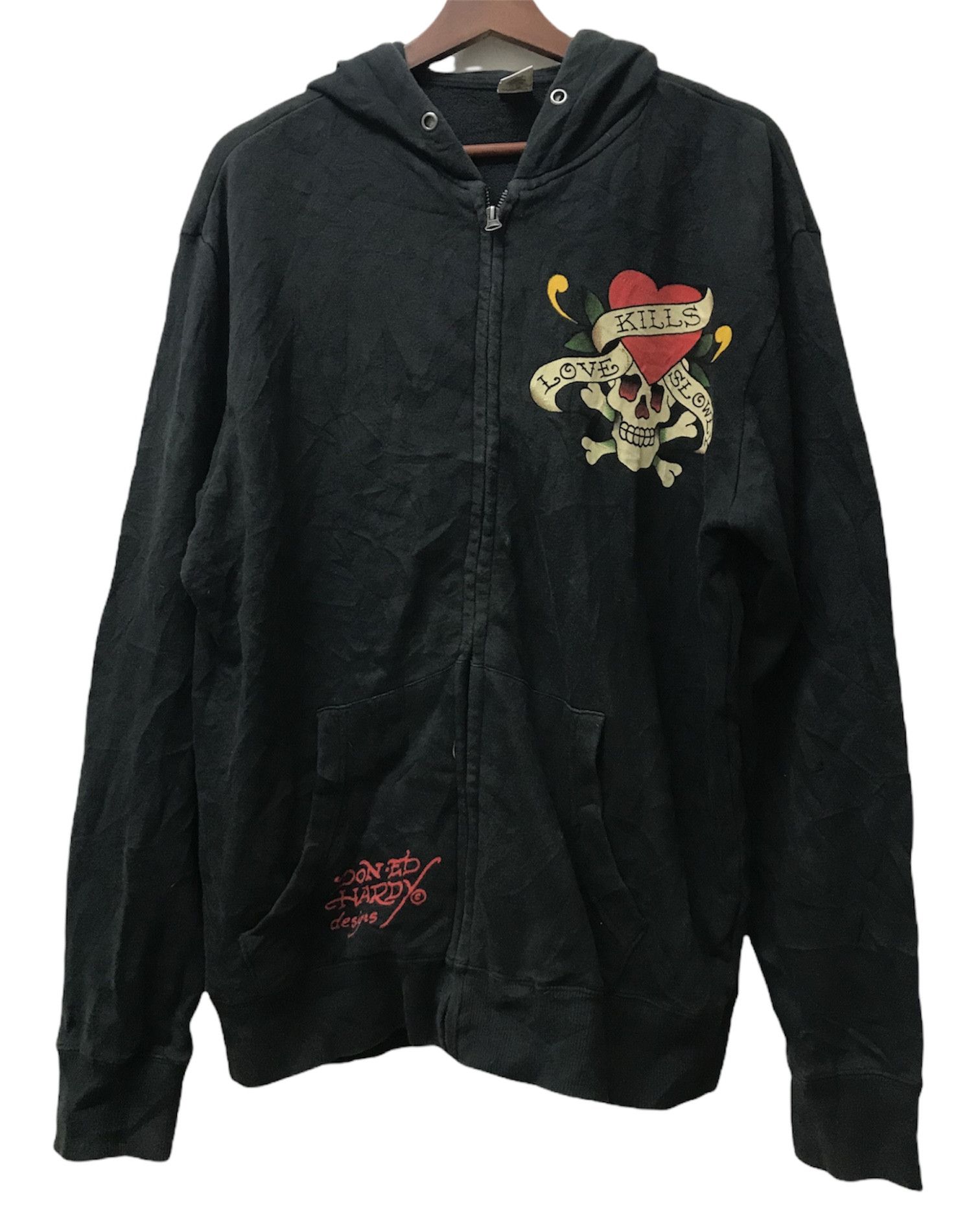 Ed Hardy Ed Hardy Zipper Hoodie Made in China Size US S / EU 44-46 / 1 - 2 Thumbnail