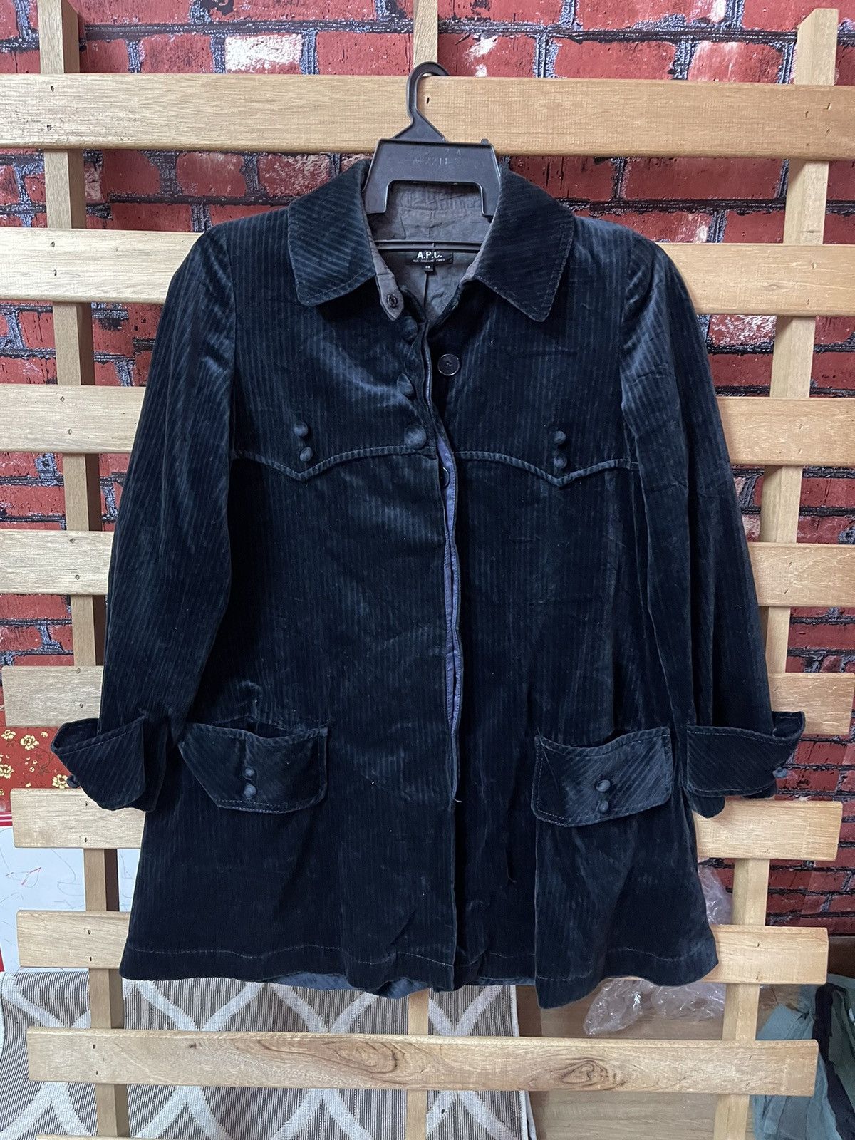 A.P.C velvet jacket