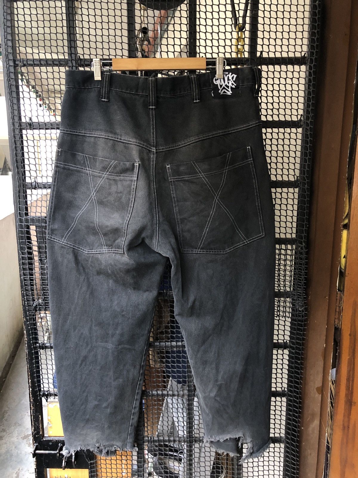 Vintage VINTAGE GOUCE SKATEBOARD THRASH BAGGY DENIM JEANS JNCO Size US 37 - 5 Thumbnail
