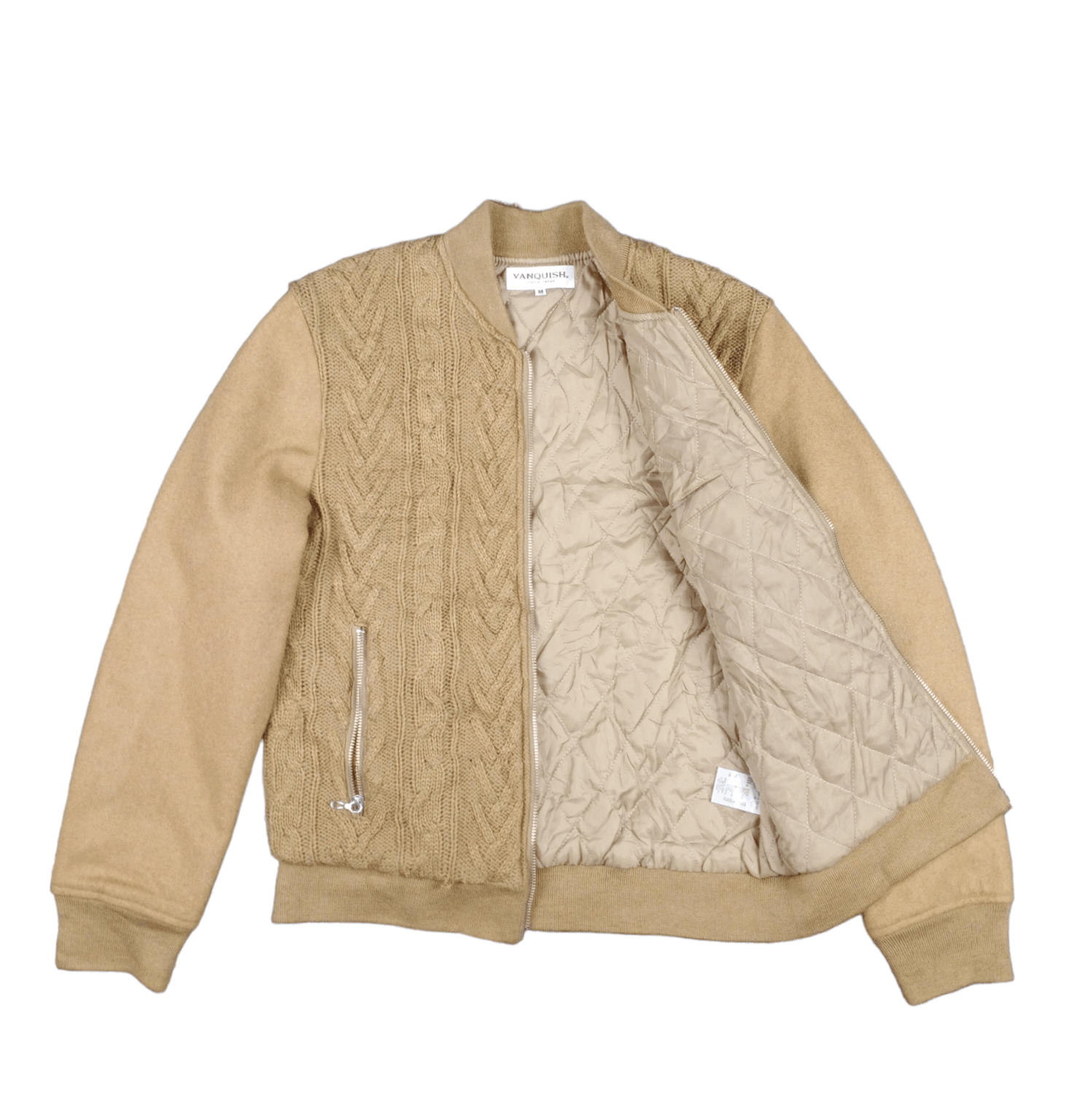 Vanquish 💥RARE💥Vintage Vanquish Tokyo Japan Wool Bomber Jacket Size US M / EU 48-50 / 2 - 4 Thumbnail