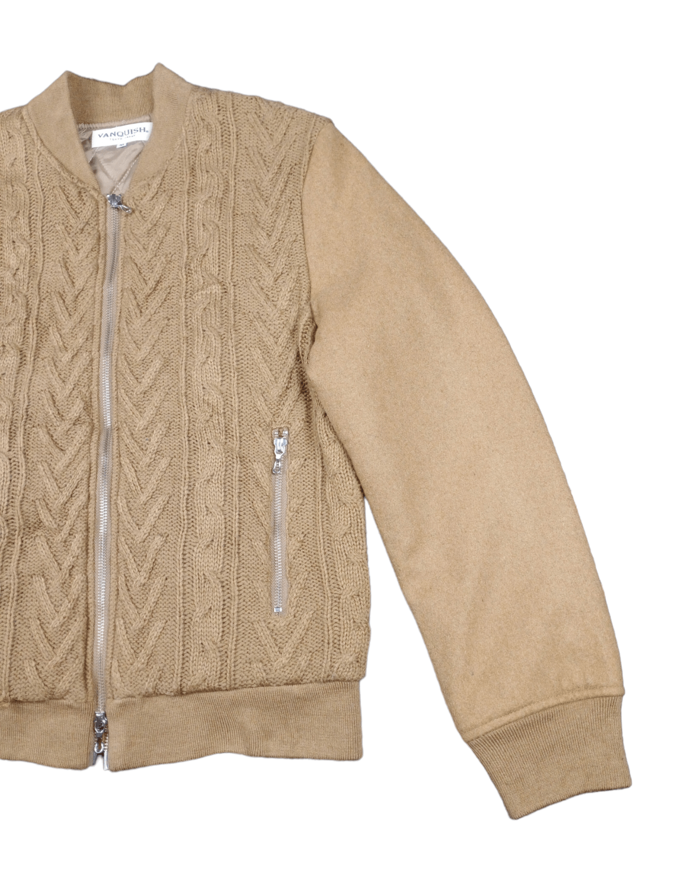 Vanquish 💥RARE💥Vintage Vanquish Tokyo Japan Wool Bomber Jacket Size US M / EU 48-50 / 2 - 3 Thumbnail