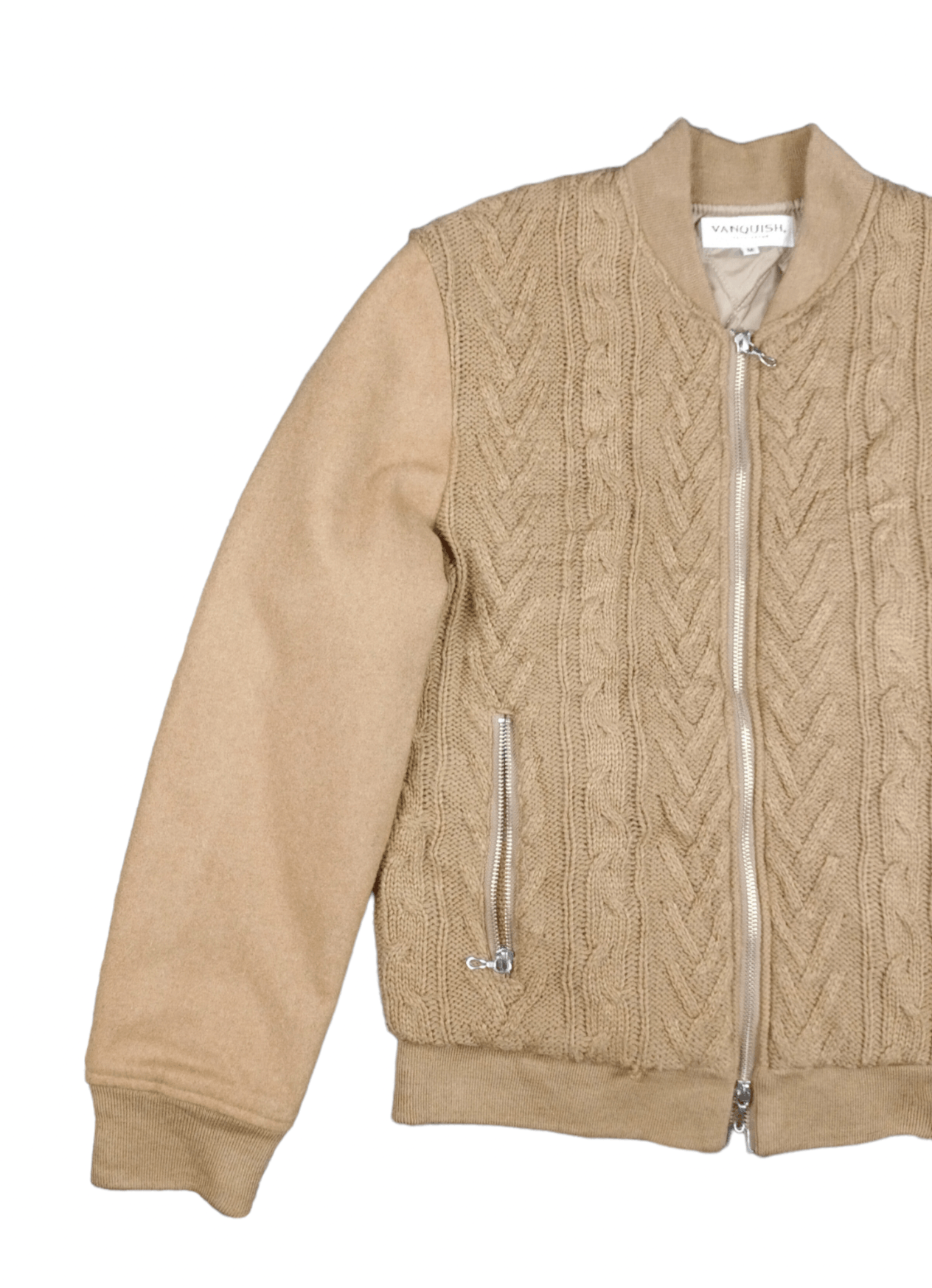 Vanquish 💥RARE💥Vintage Vanquish Tokyo Japan Wool Bomber Jacket Size US M / EU 48-50 / 2 - 2 Thumbnail