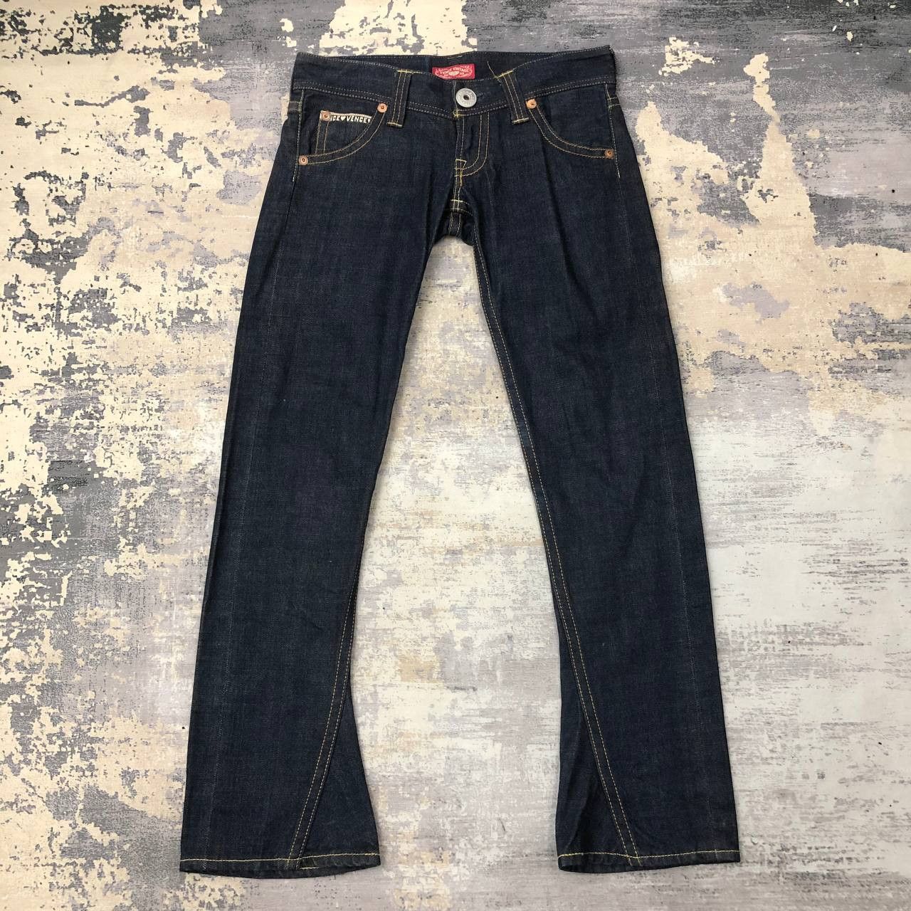 Japanese Brand P366 I LOVE VENCE MADE IN JAPAN SELVEDGE FLARED JEANS Size 32" / US 10 / IT 46 - 1 Thumbnail