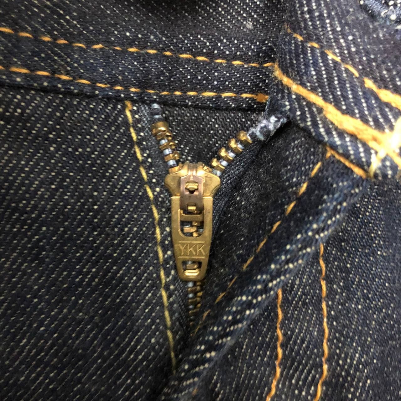 Japanese Brand P366 I LOVE VENCE MADE IN JAPAN SELVEDGE FLARED JEANS Size 32" / US 10 / IT 46 - 8 Thumbnail