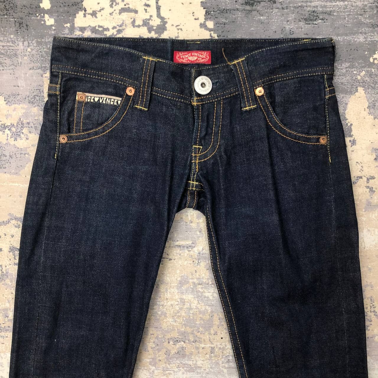 Japanese Brand P366 I LOVE VENCE MADE IN JAPAN SELVEDGE FLARED JEANS Size 32" / US 10 / IT 46 - 3 Thumbnail